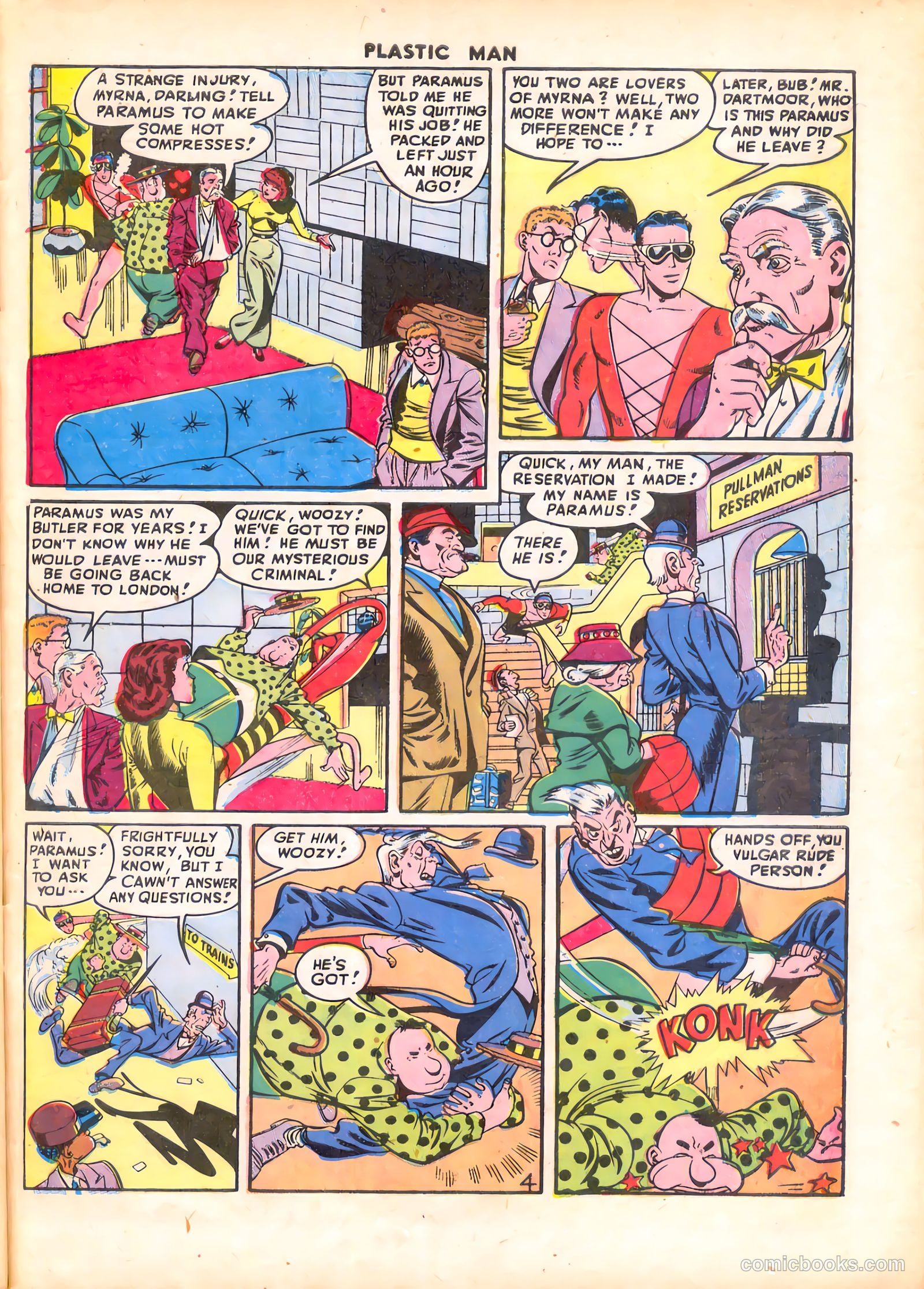 Plastic Man #9 (1947) — page 39 of 52
