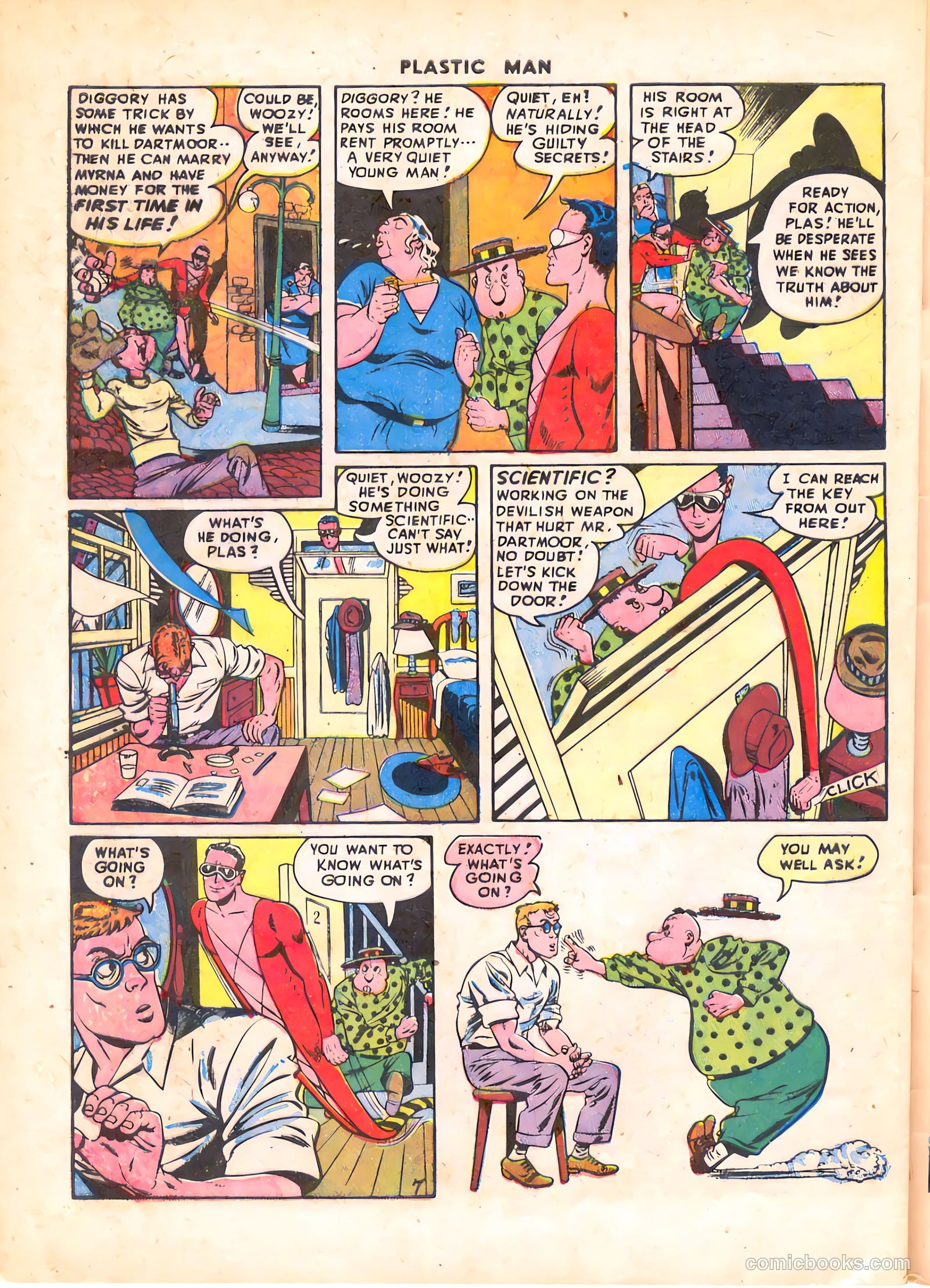 Plastic Man #9 (1947) — page 42 of 52