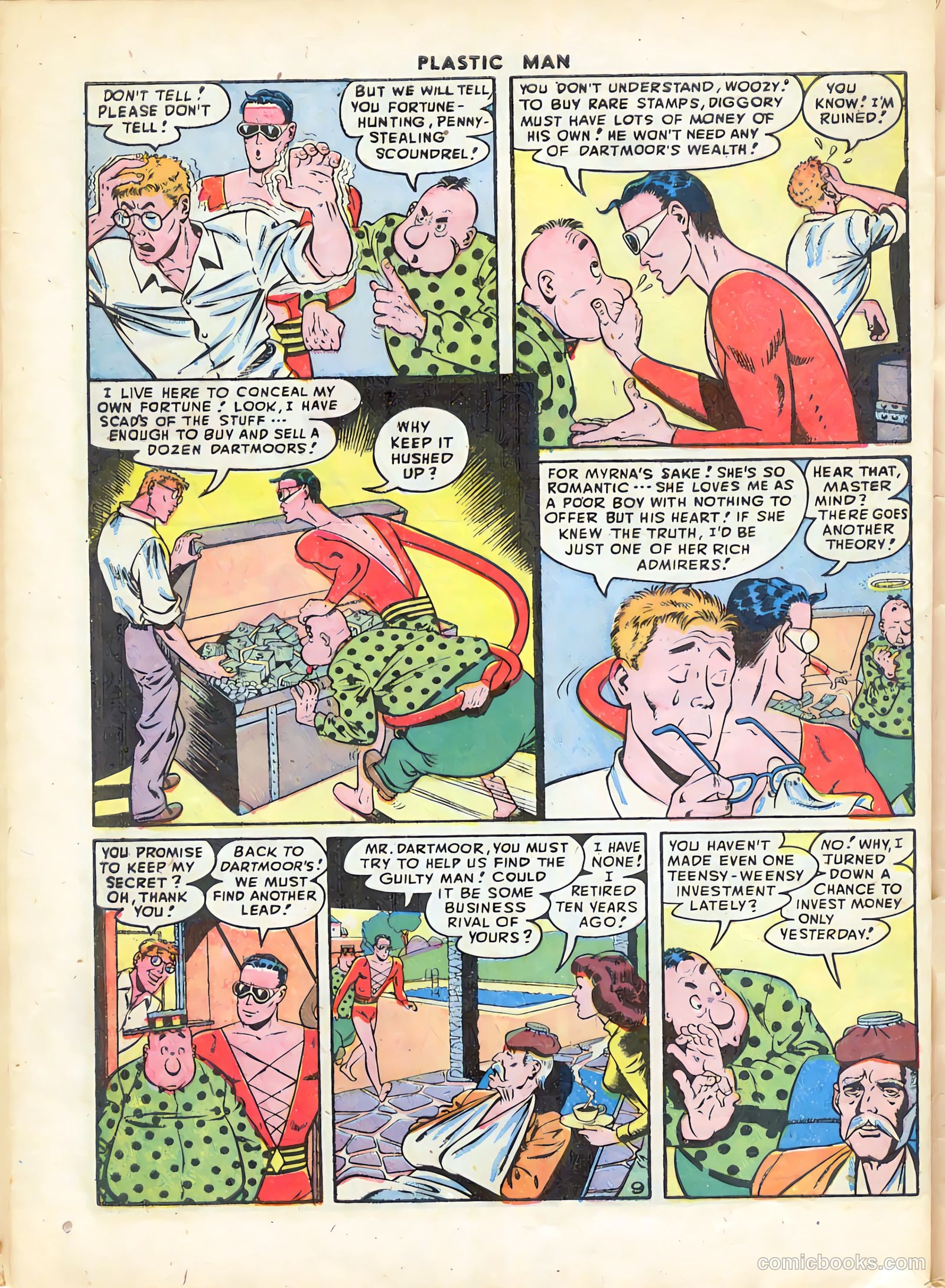 Plastic Man #9 (1947) — page 44 of 52