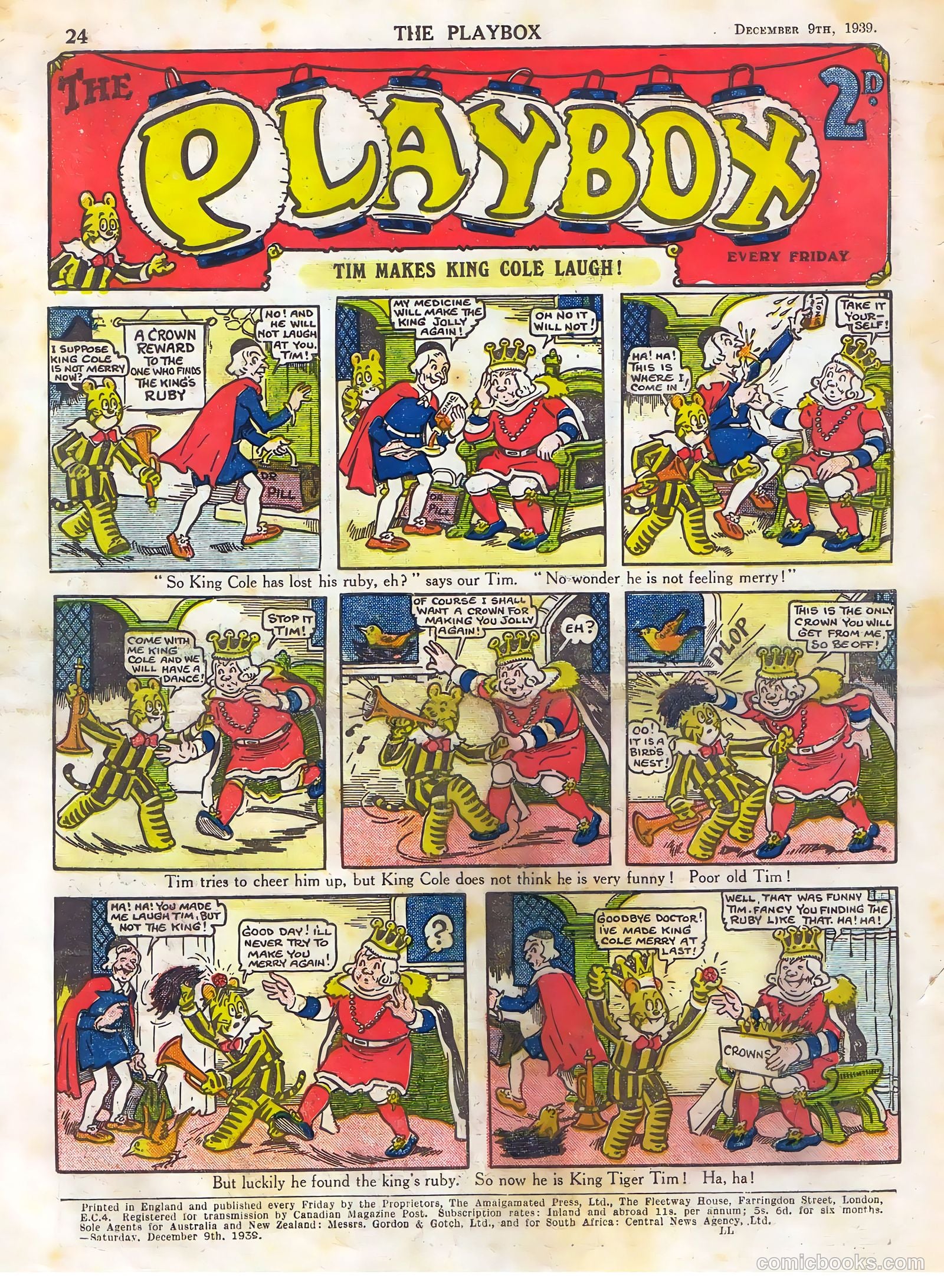 Playbox #773 (1939) — page 23 of 23