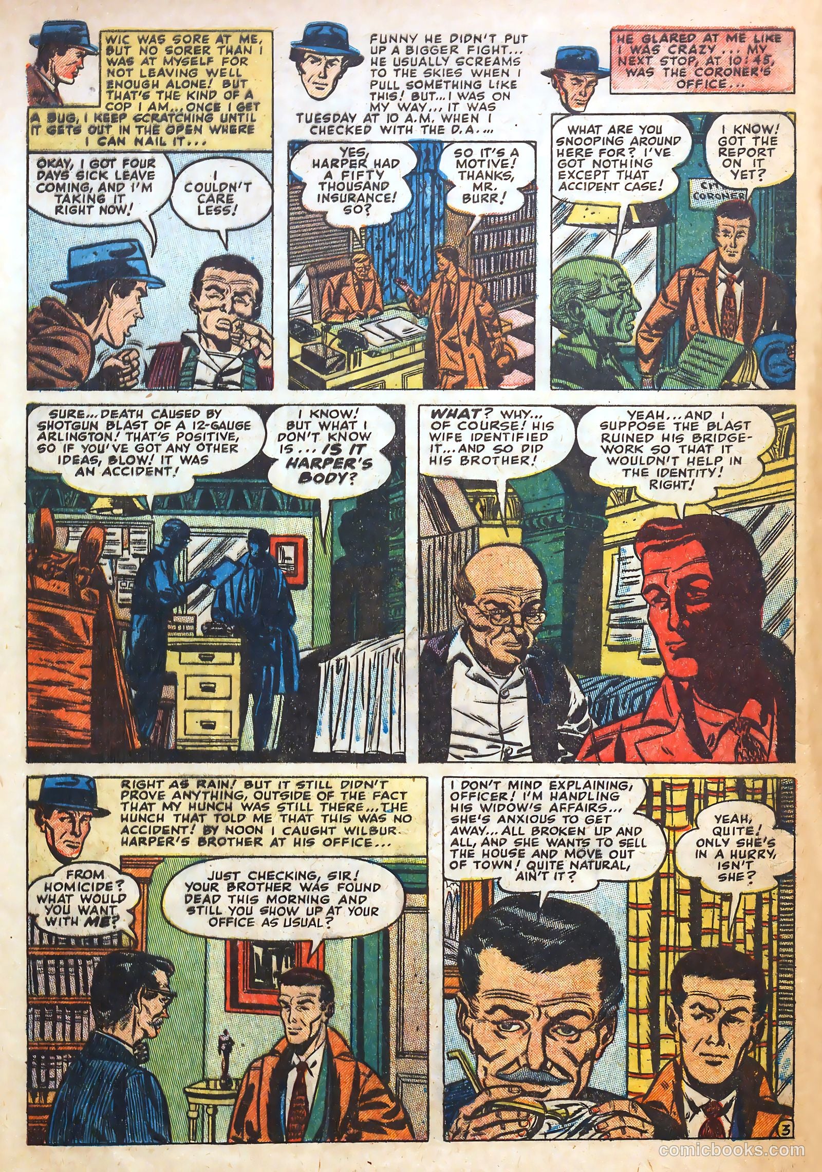 Police Against Crime #1 (1954) — page 30 of 36