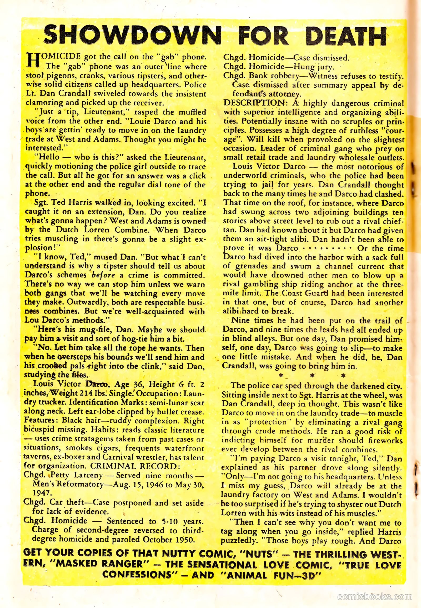 Police Against Crime #2 (1954) — page 18 of 36
