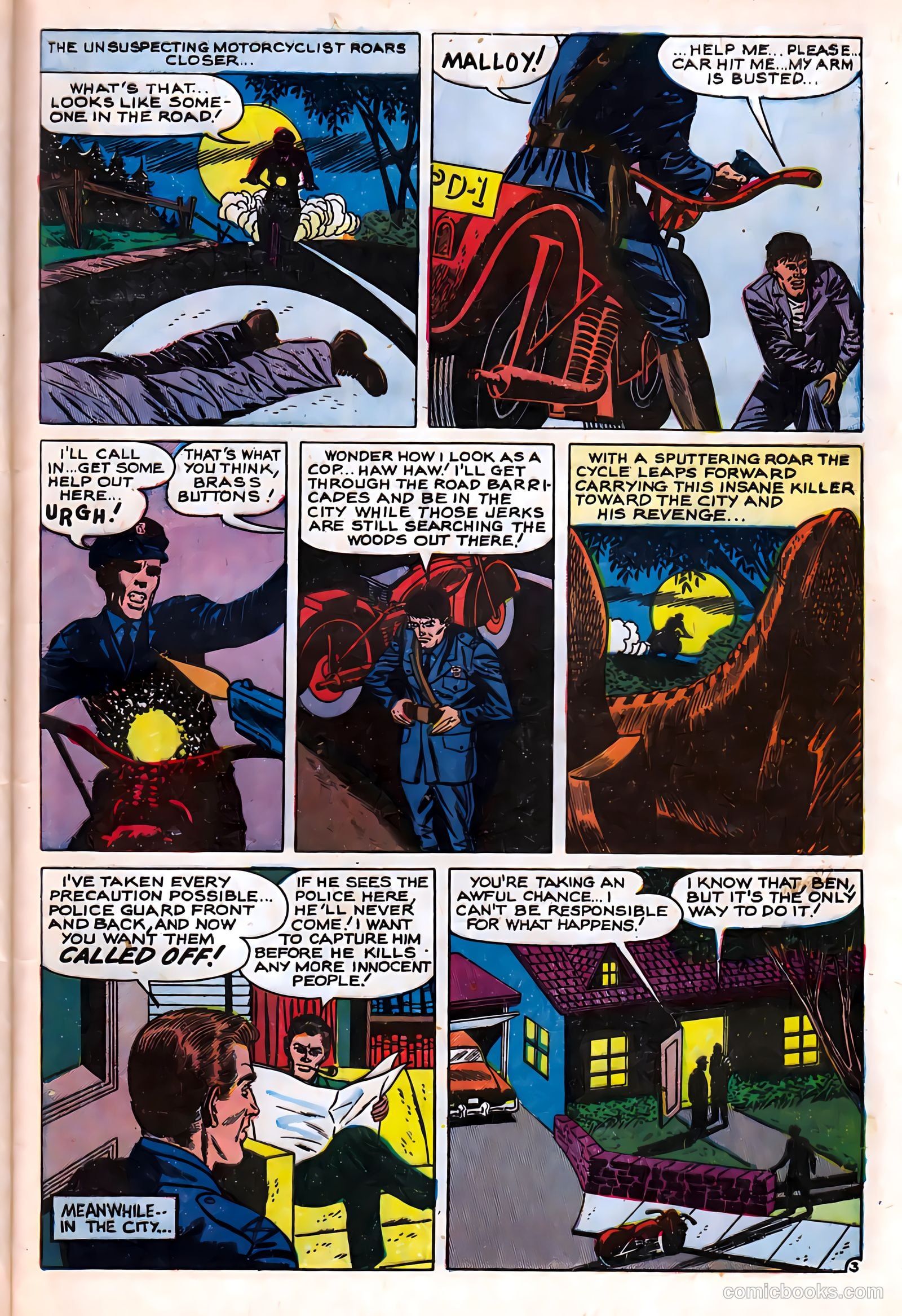 Police Against Crime #3 (1954) — page 31 of 36