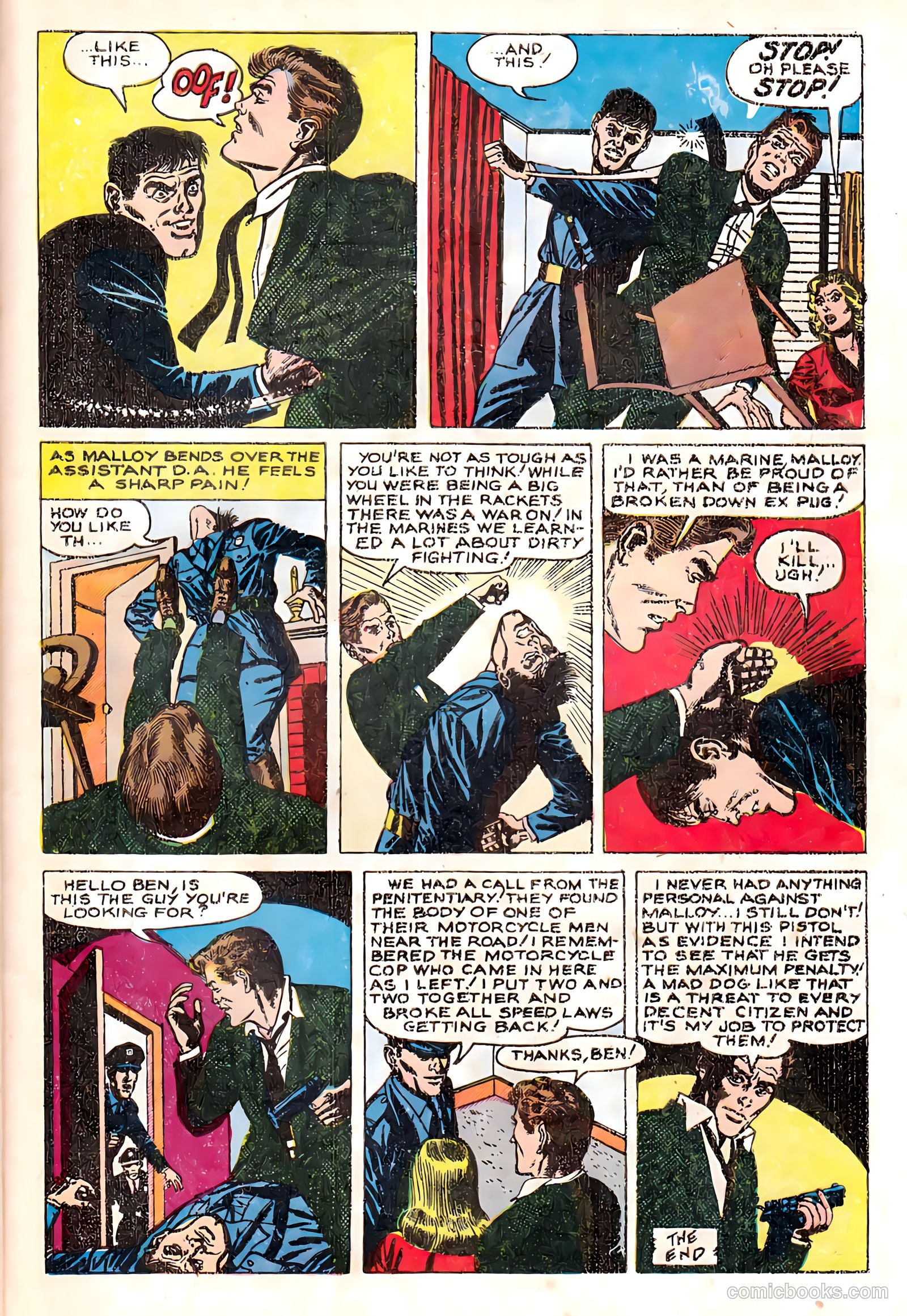 Police Against Crime #3 (1954) — page 33 of 36