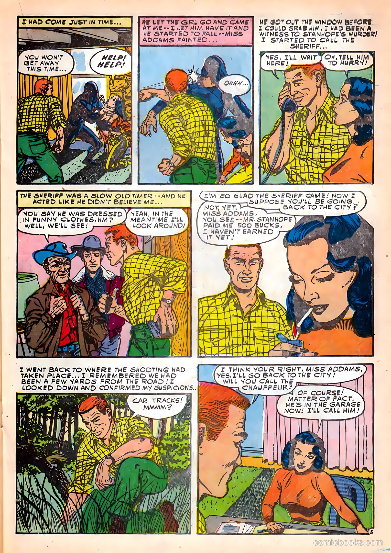 Police Against Crime #5 (1954) — page 17 of 36