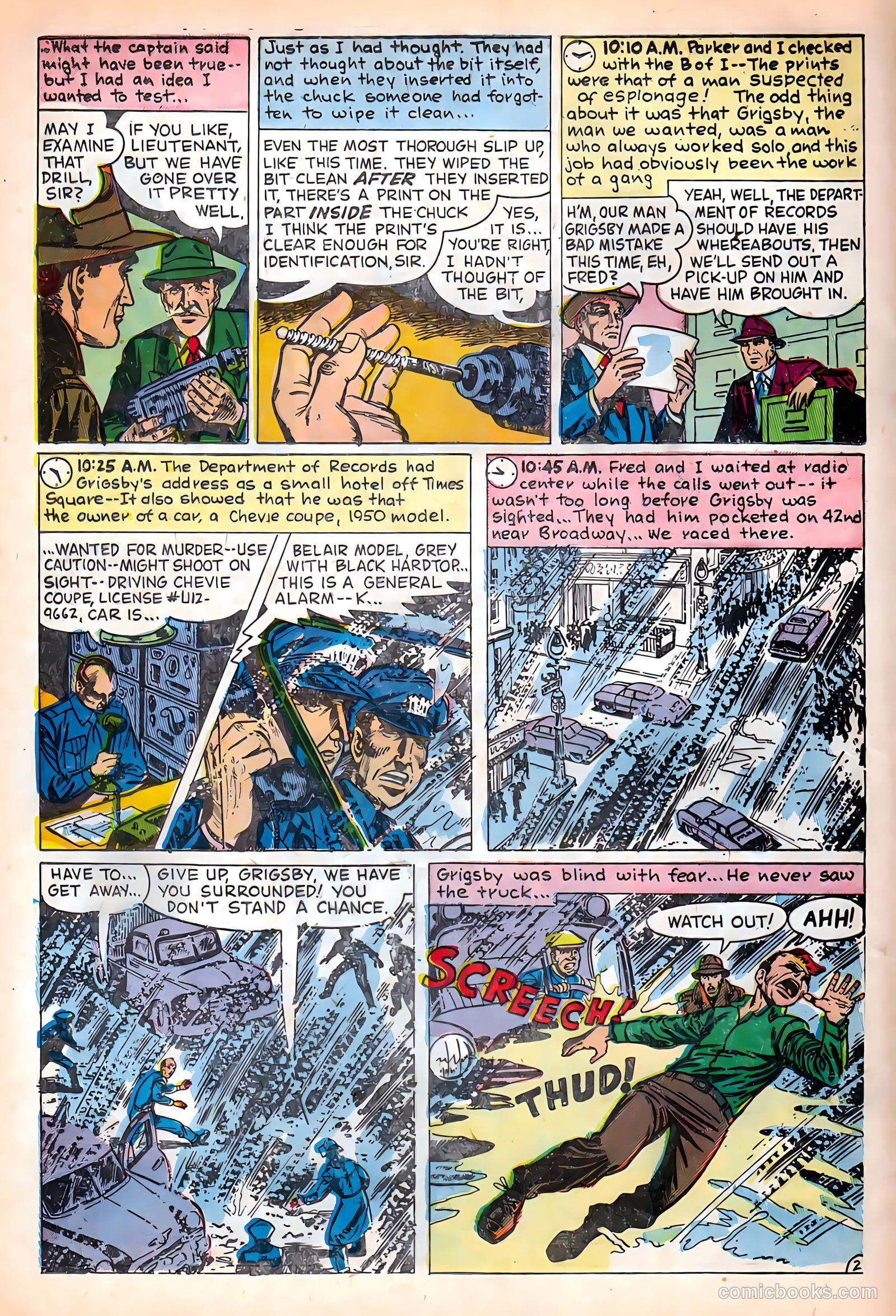 Police Against Crime #5 (1954) — page 20 of 36