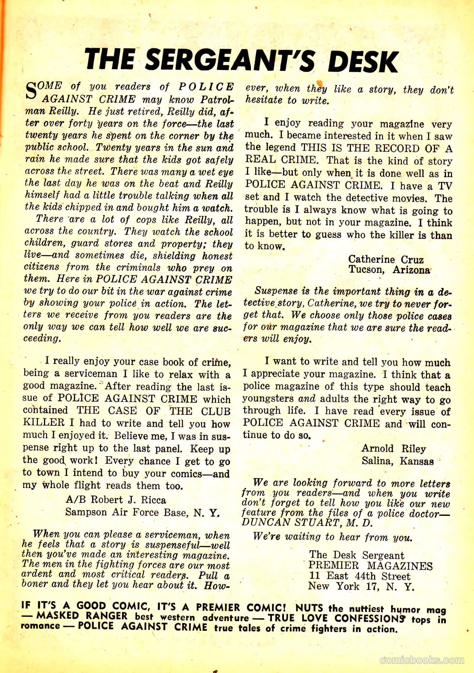 Police Against Crime #5 (1954) — page 27 of 36