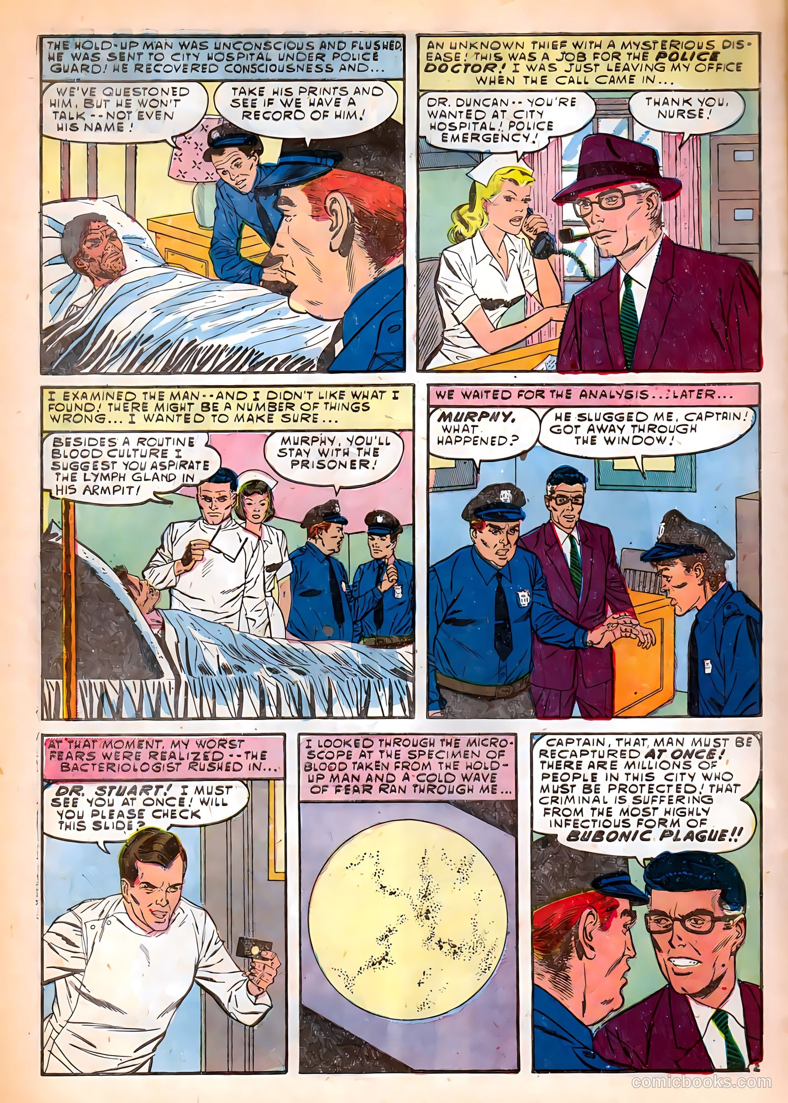 Police Against Crime #5 (1954) — page 30 of 36