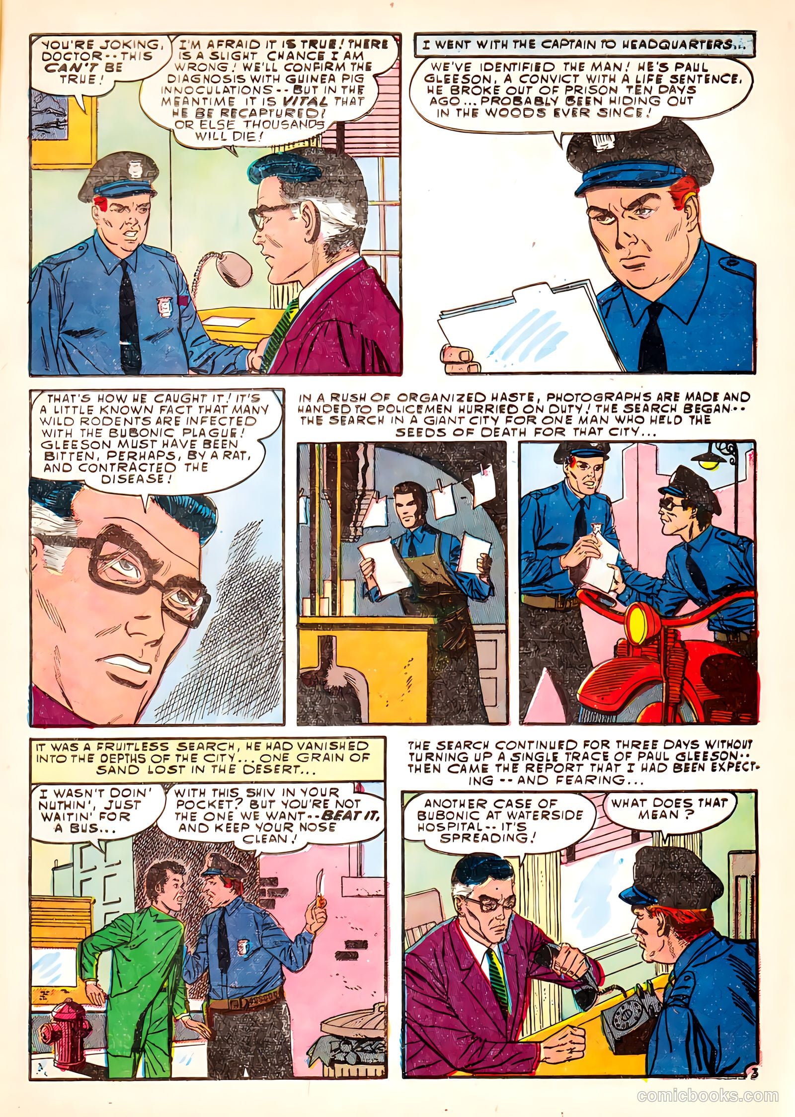 Police Against Crime #5 (1954) — page 31 of 36