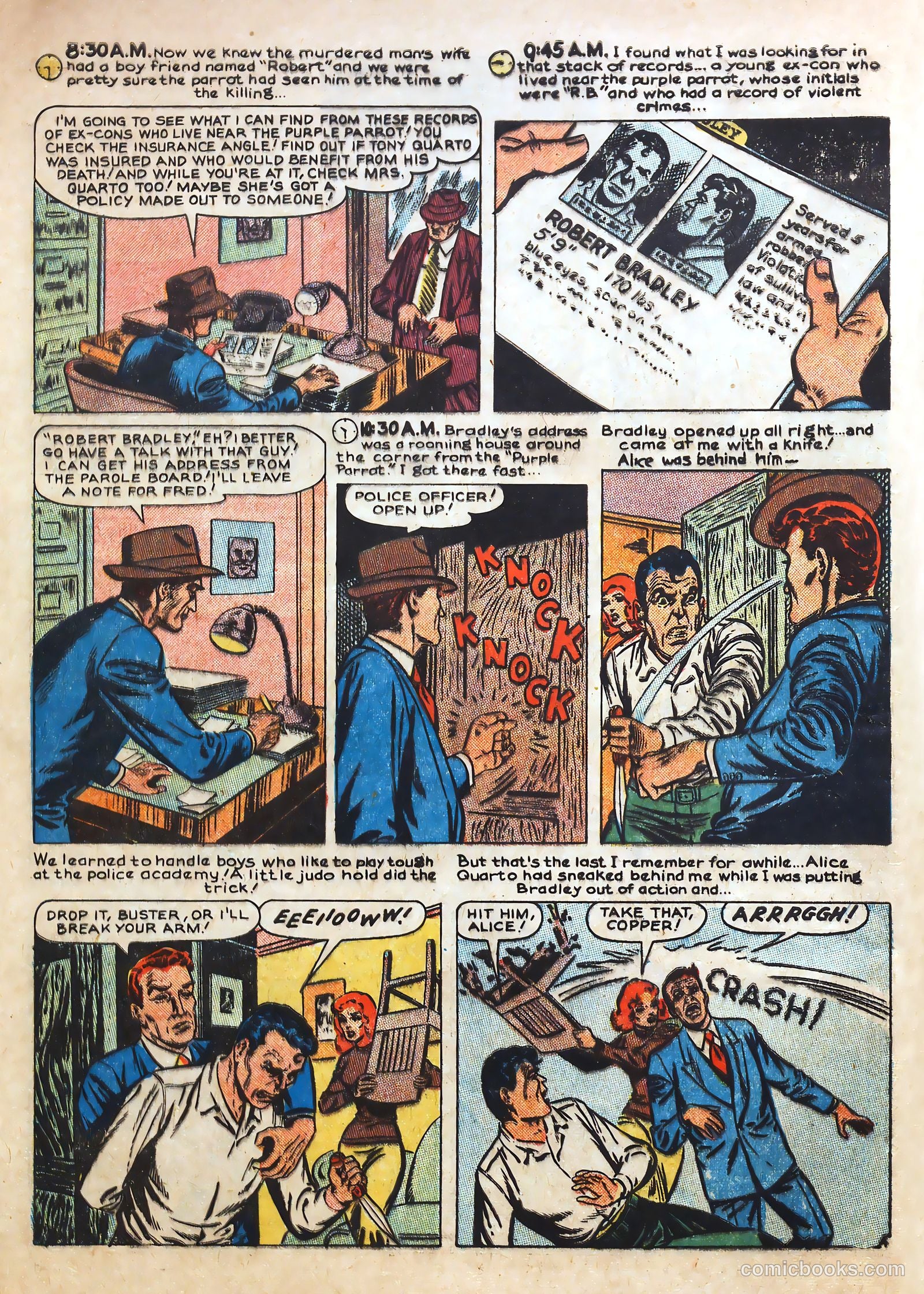 Police Against Crime #6 (1955) — page 6 of 36