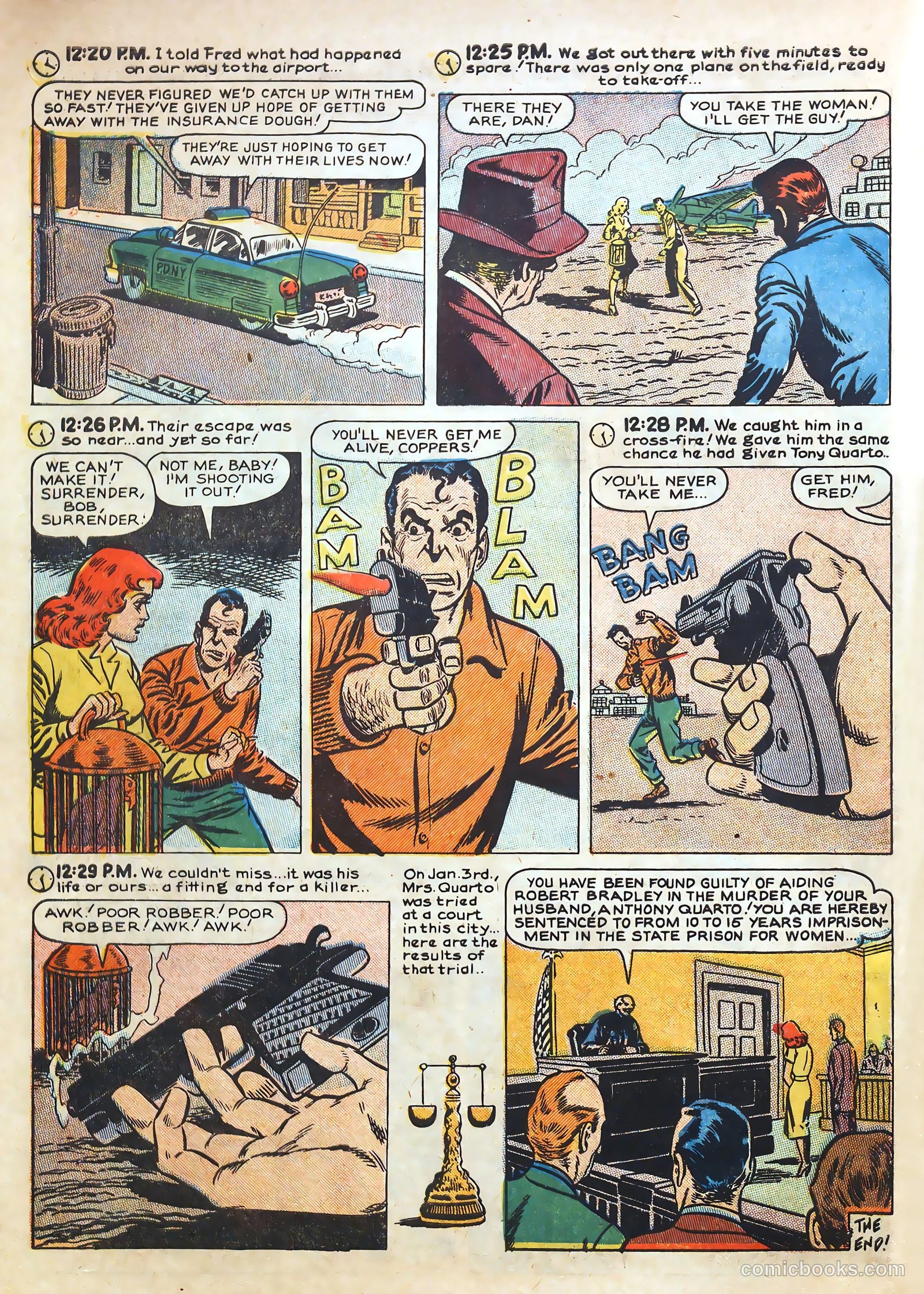 Police Against Crime #6 (1955) — page 8 of 36