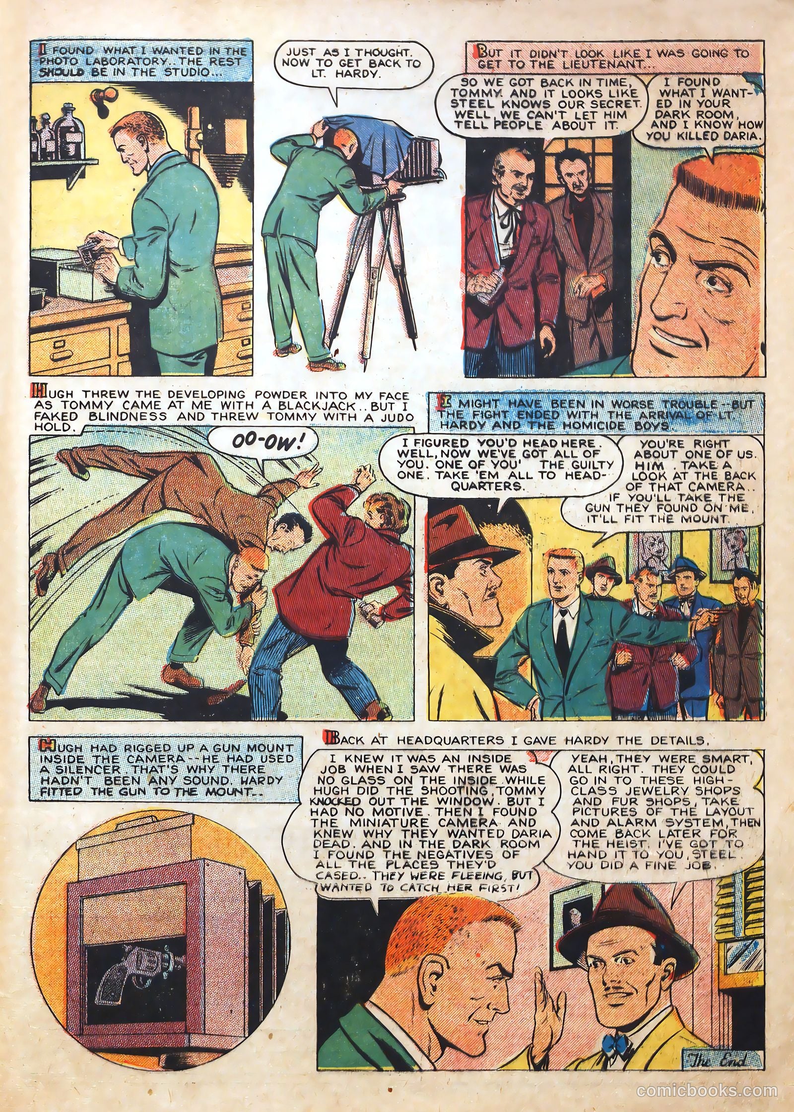 Police Against Crime #6 (1955) — page 33 of 36