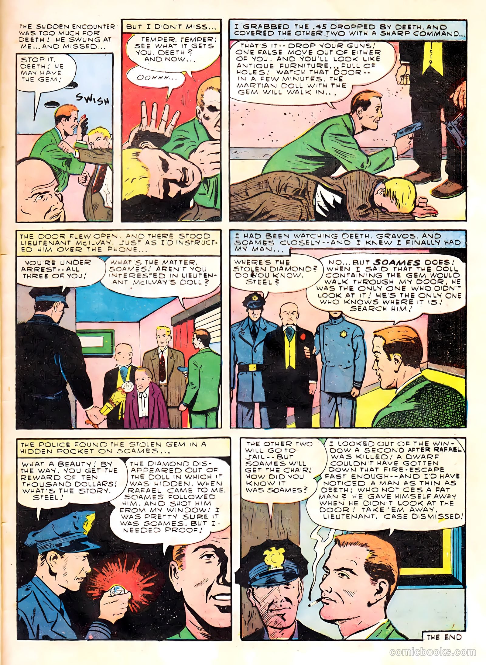 Police Against Crime #8 (1955) — page 33 of 36