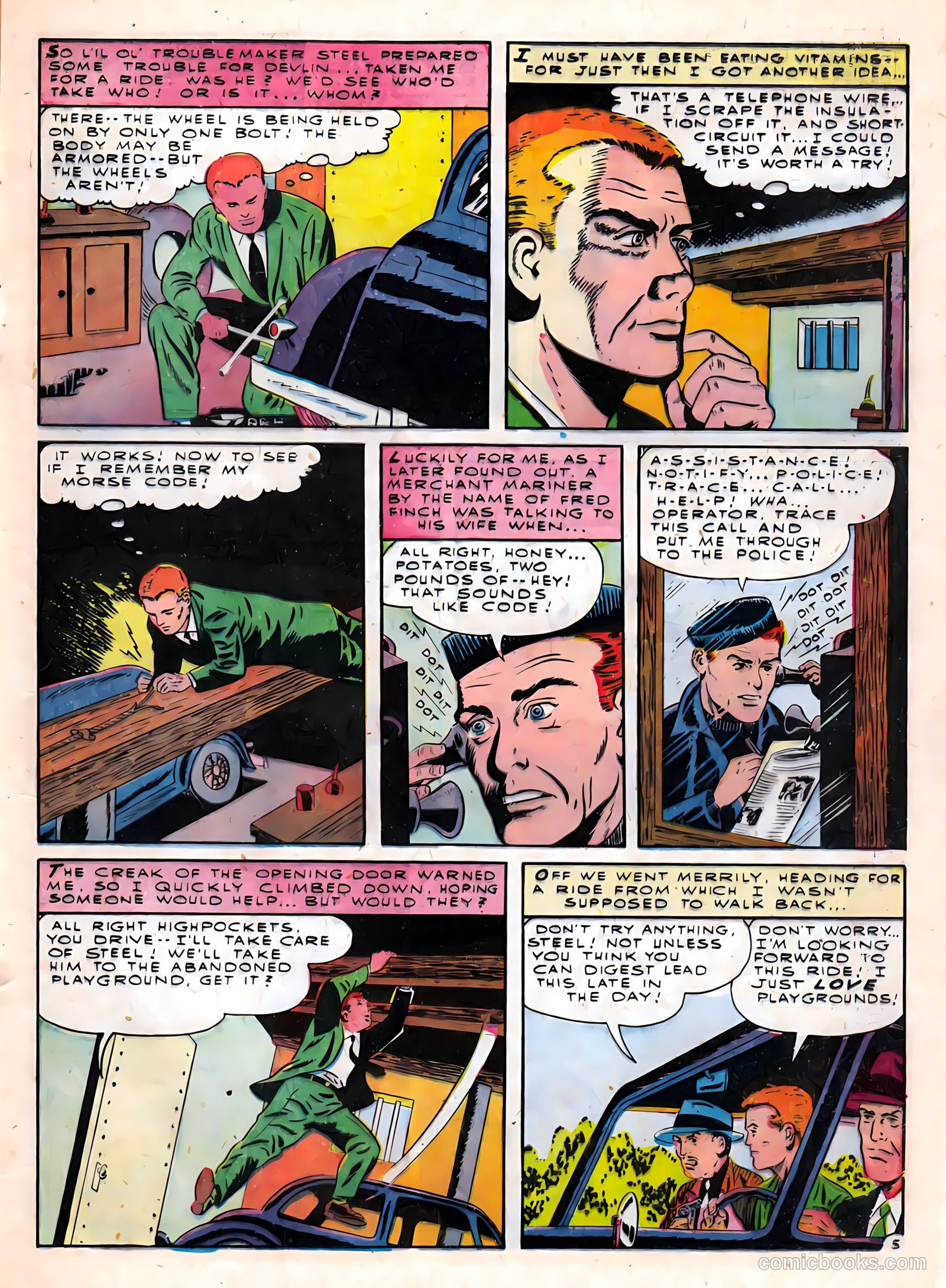 Police Against Crime #9 (1955) — page 17 of 36