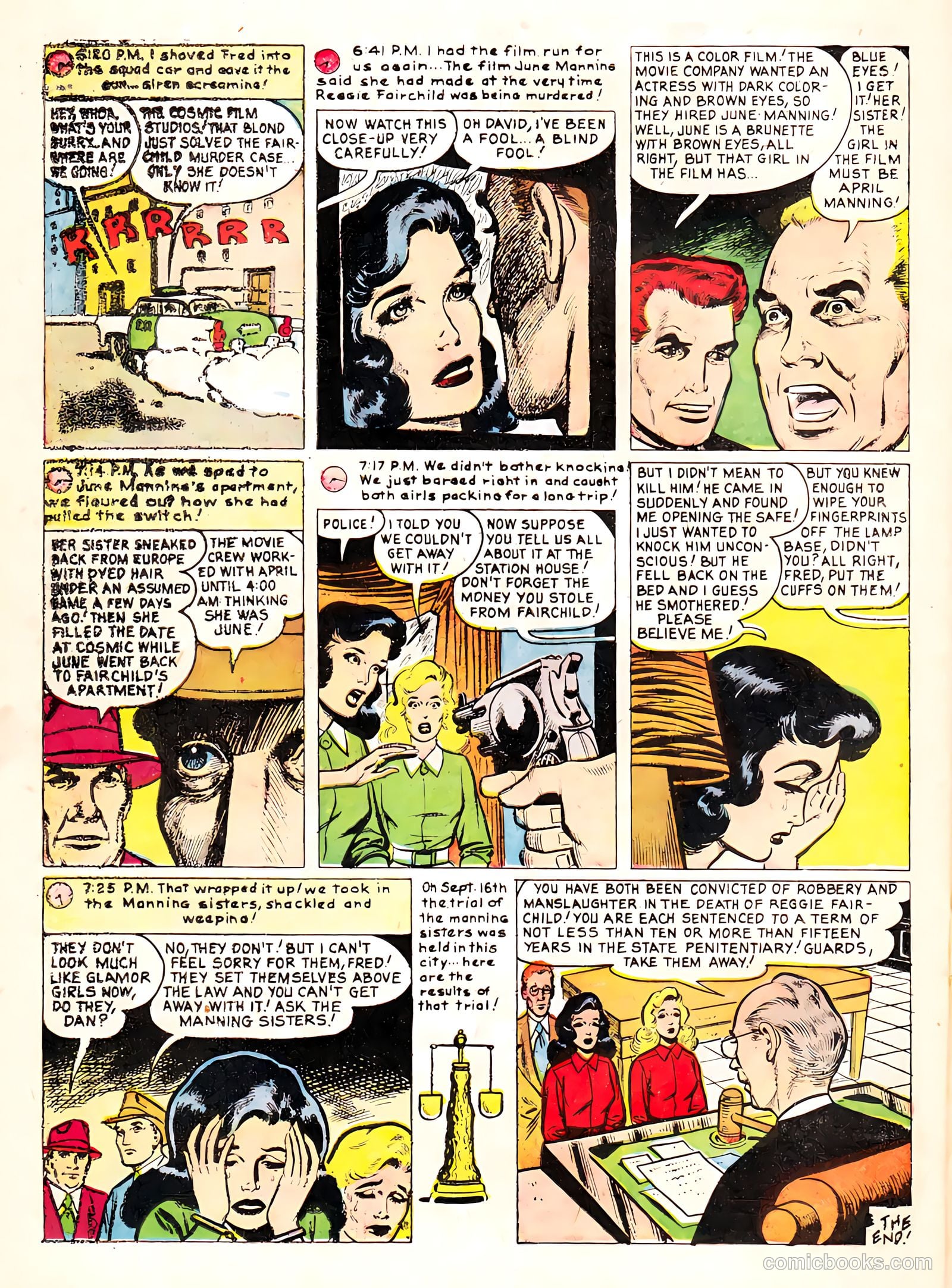 Police Against Crime #9 (1955) — page 24 of 36