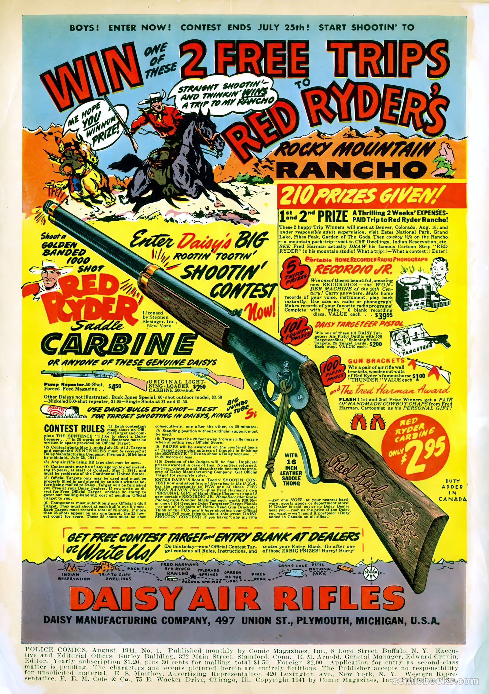Police Comics #1 (1941) — page 2 of 68