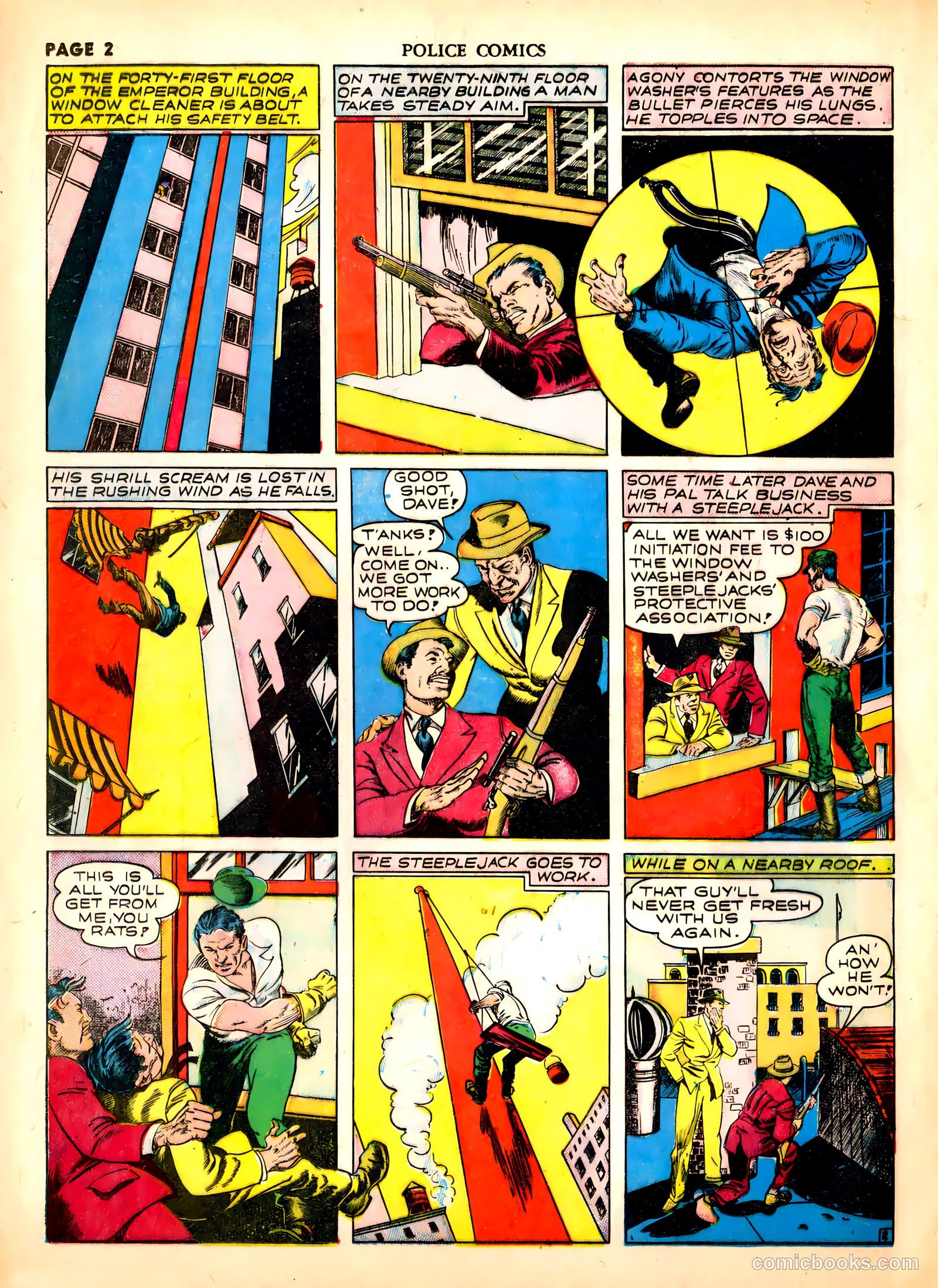Police Comics #1 (1941) — page 4 of 68