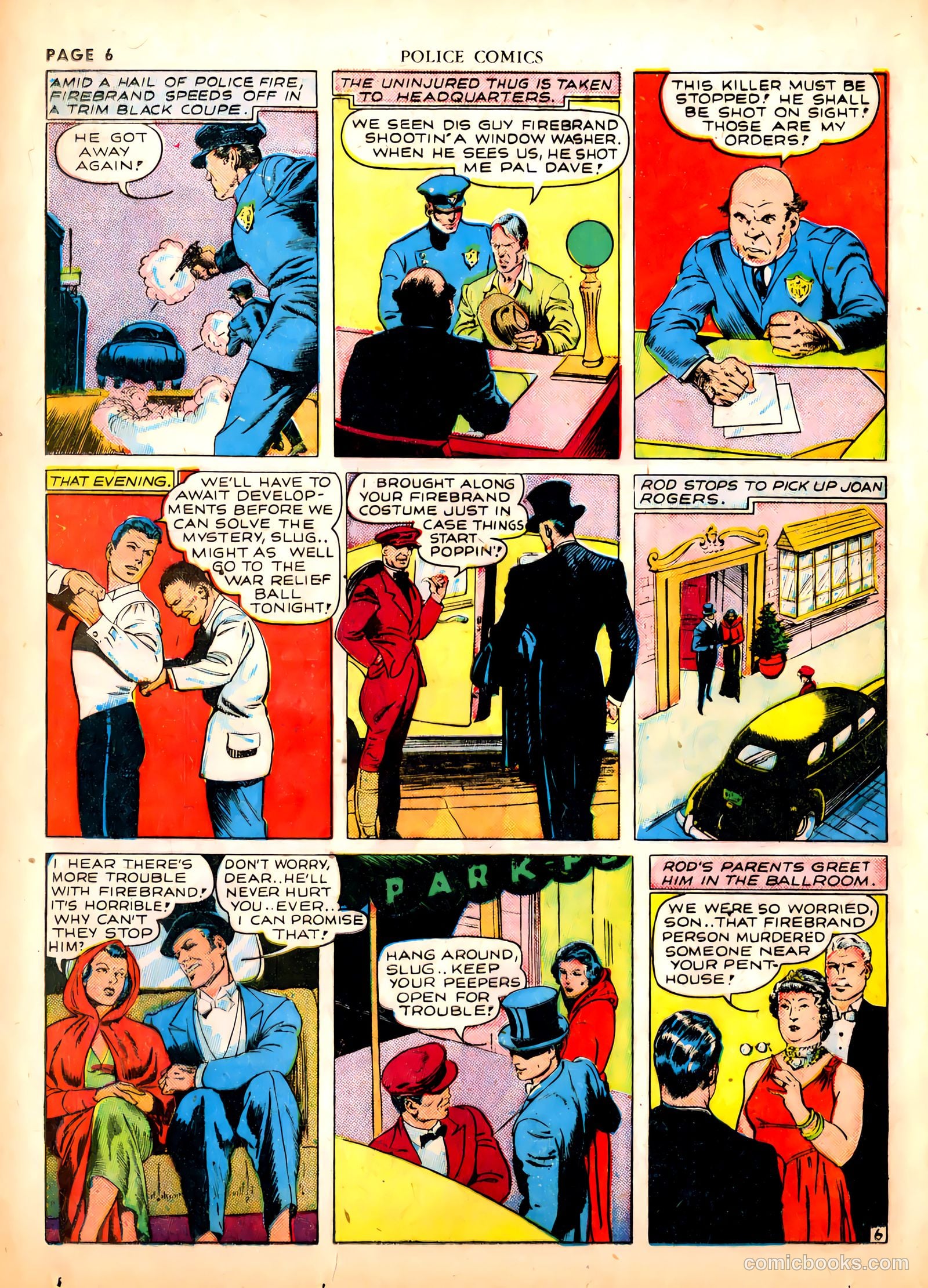 Police Comics #1 (1941) — page 8 of 68