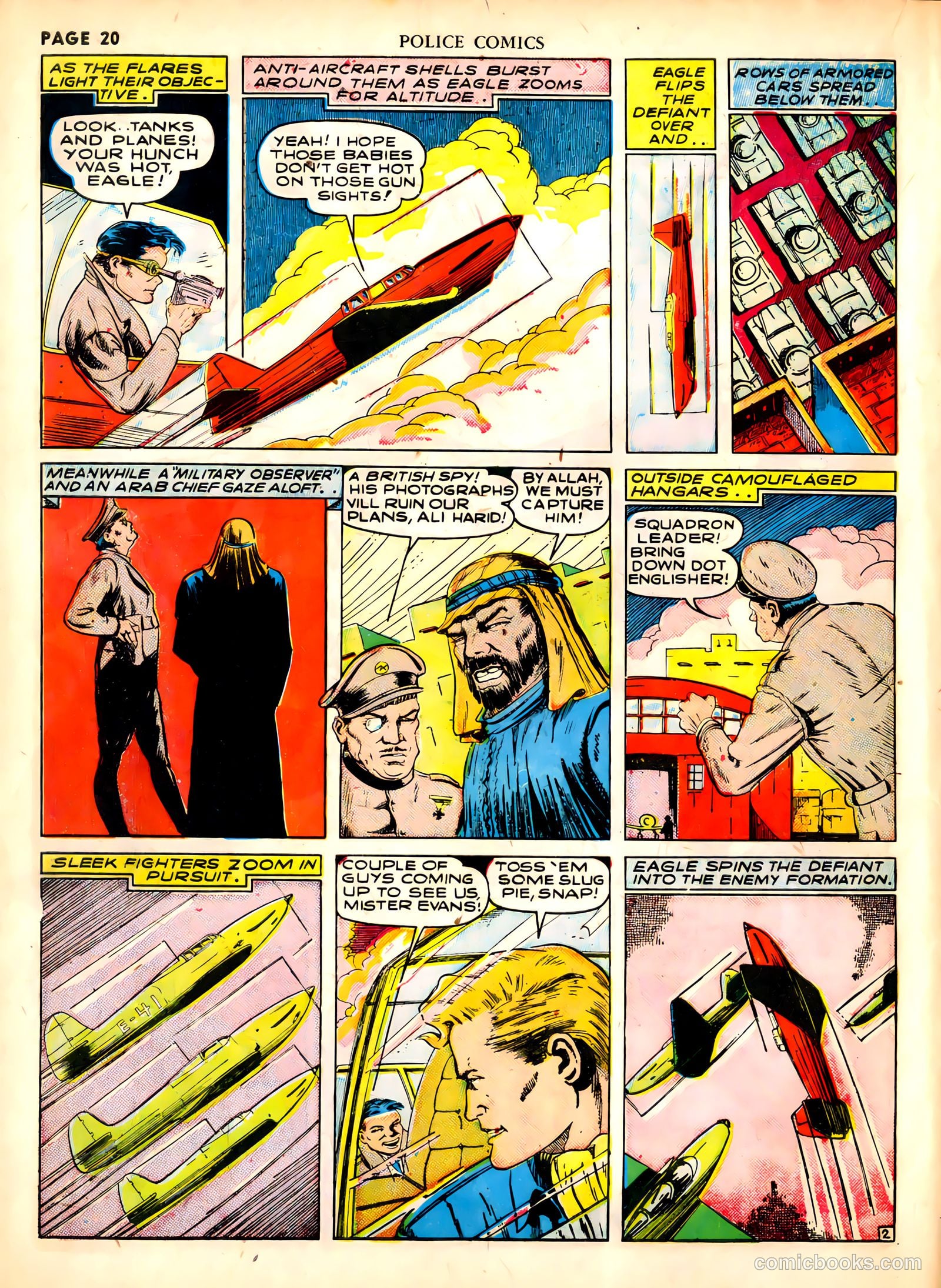Police Comics #1 (1941) — page 22 of 68