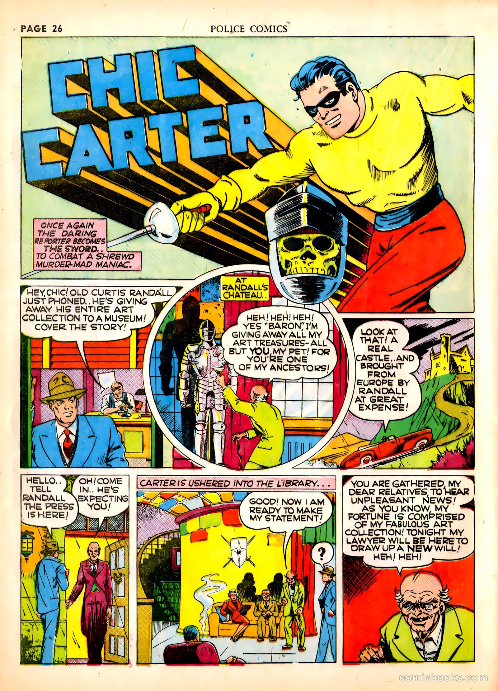 Police Comics #1 (1941) — page 28 of 68