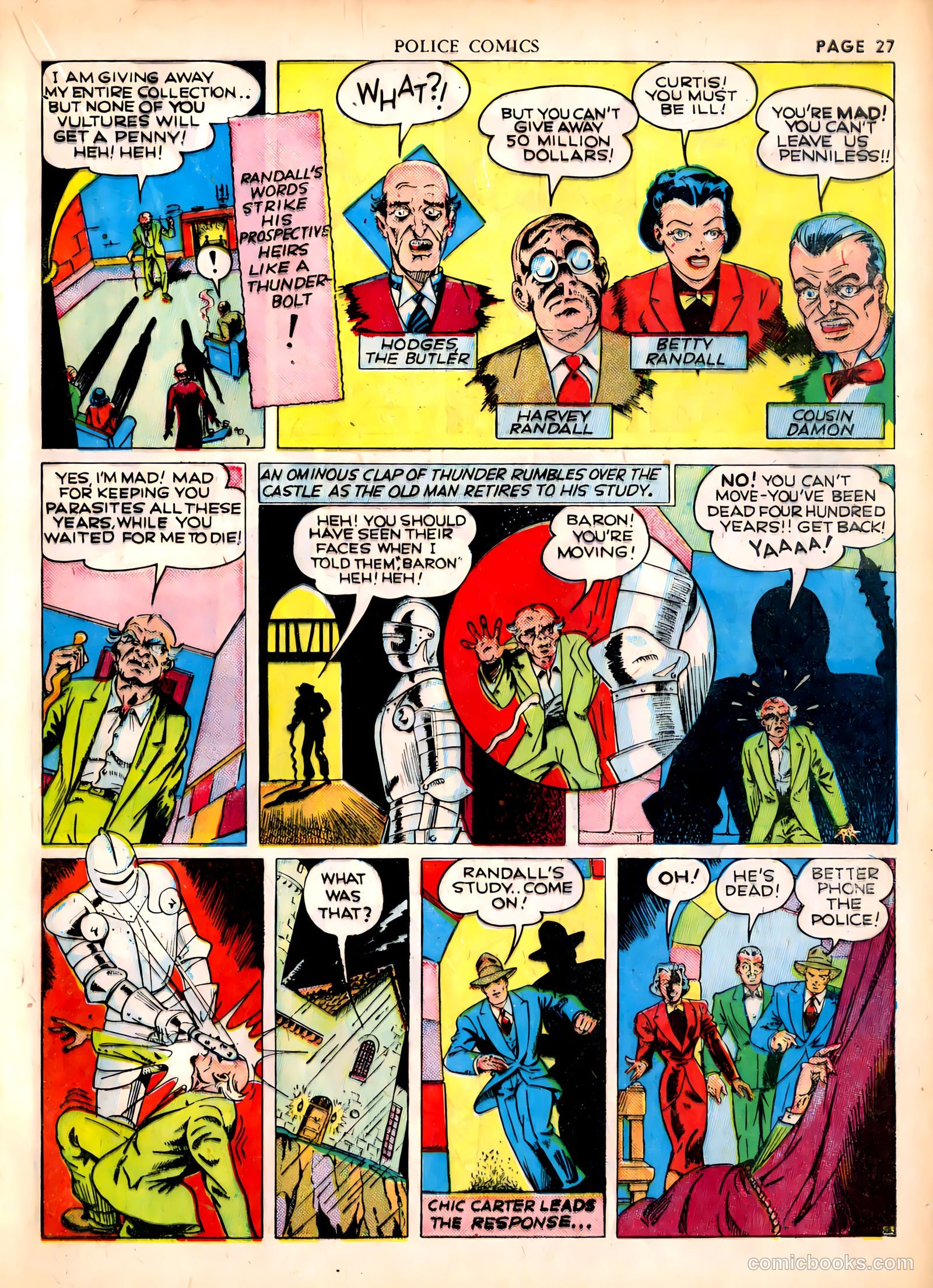 Police Comics #1 (1941) — page 29 of 68