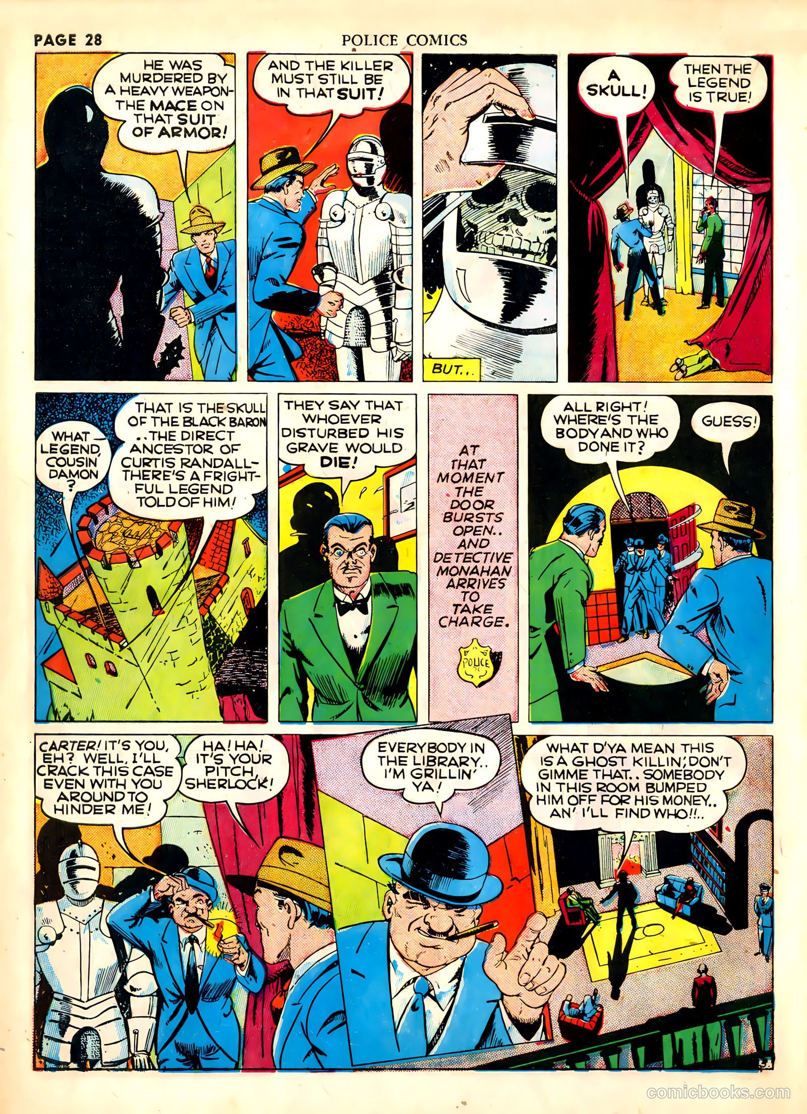 Police Comics #1 (1941) — page 30 of 68