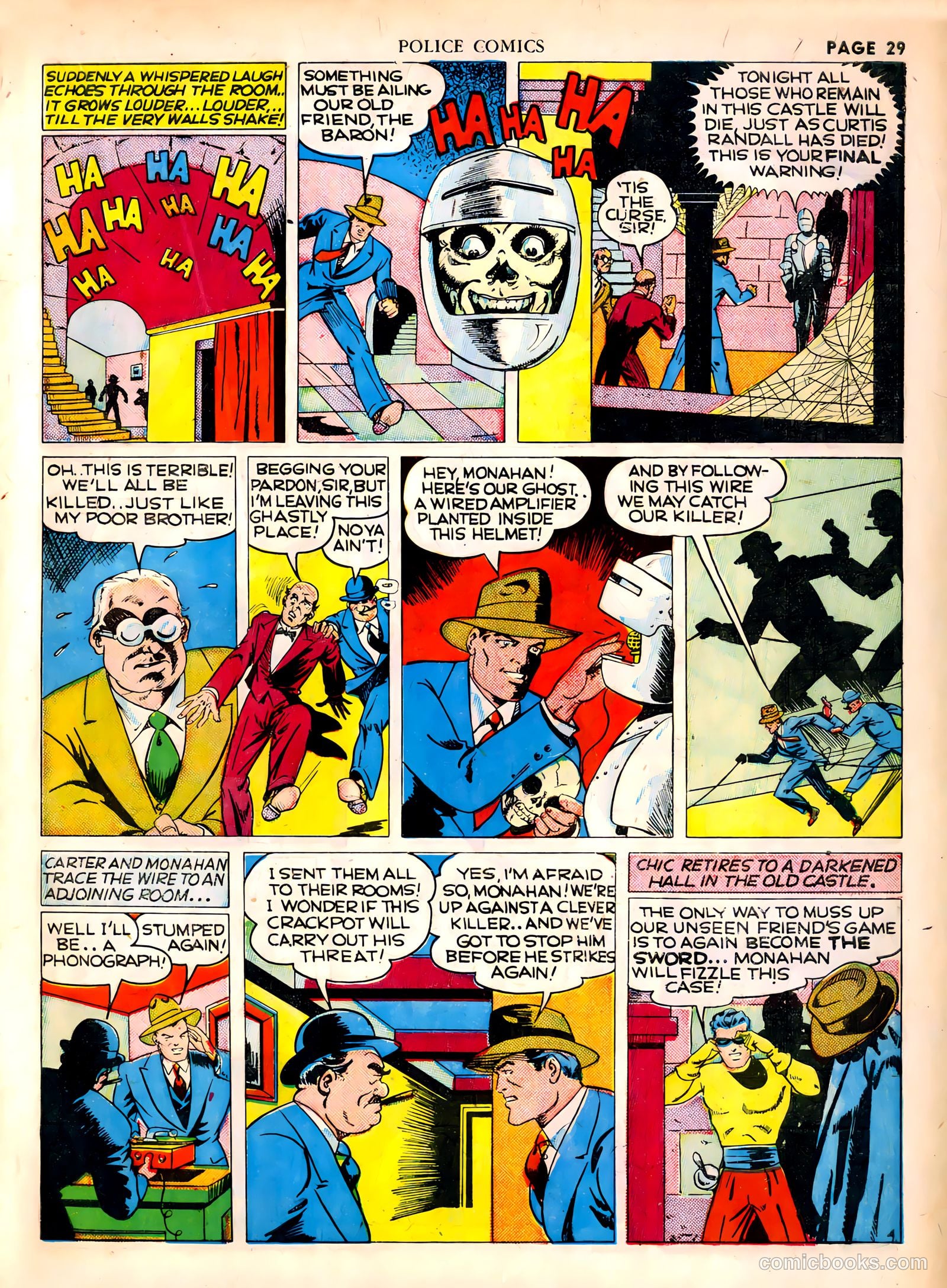 Police Comics #1 (1941) — page 31 of 68