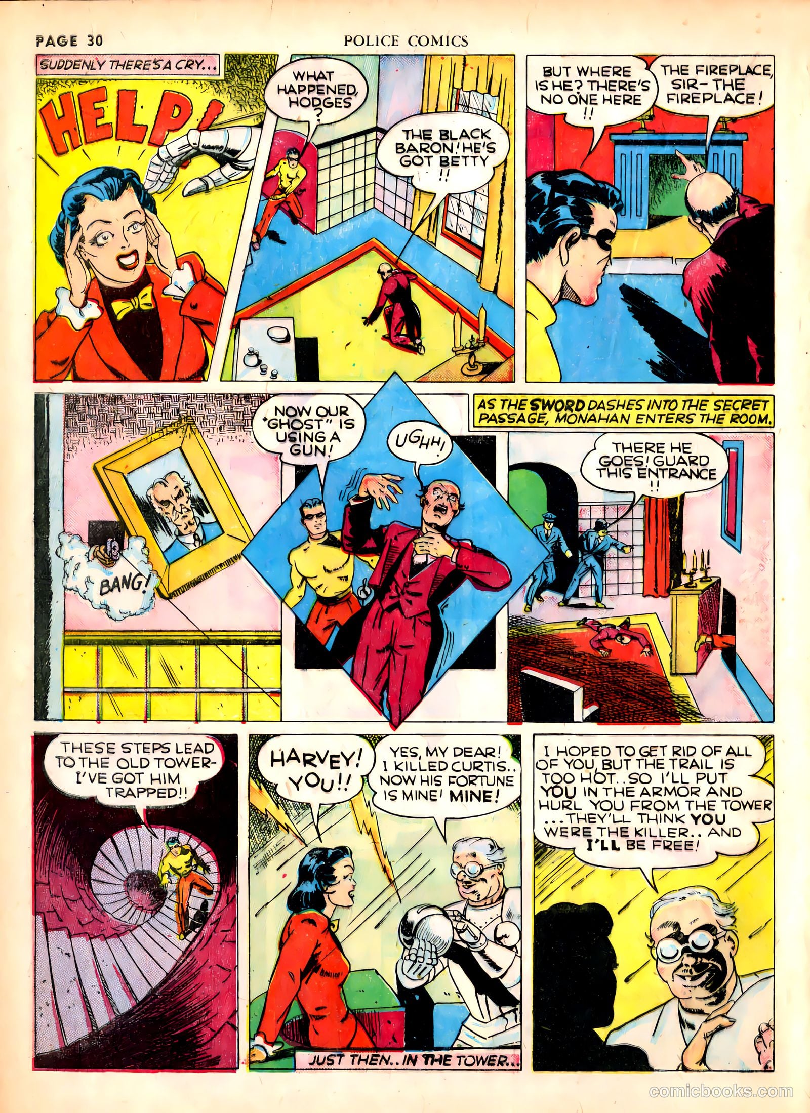 Police Comics #1 (1941) — page 32 of 68