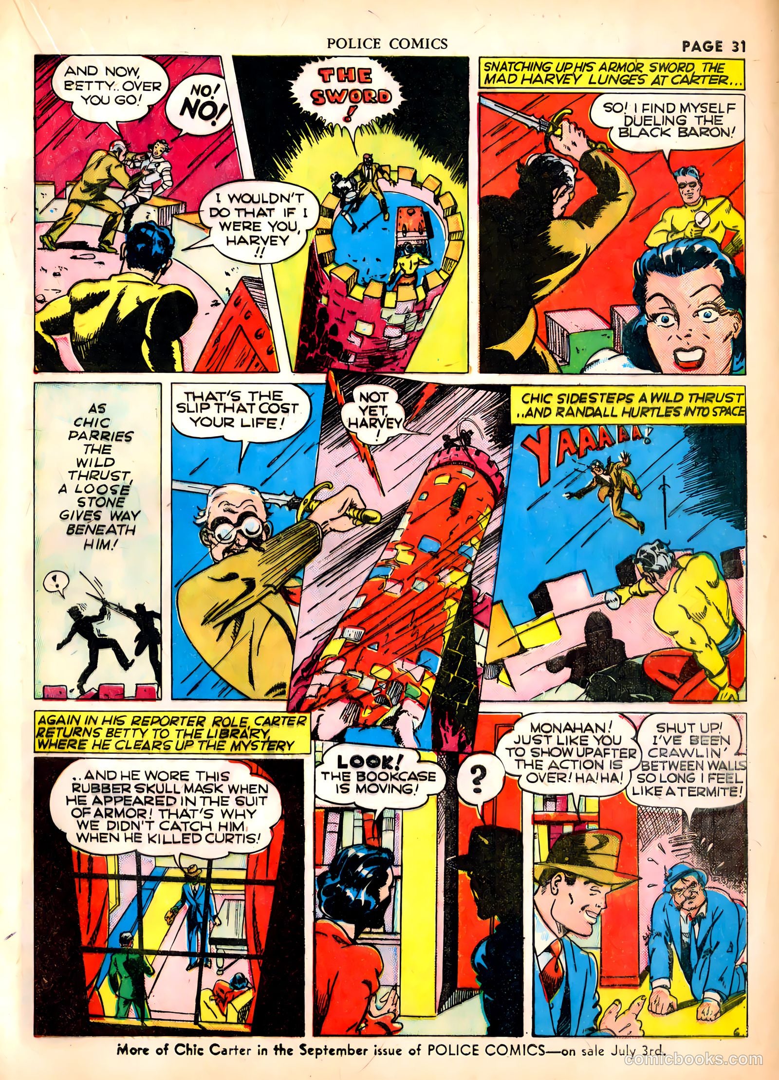 Police Comics #1 (1941) — page 33 of 68