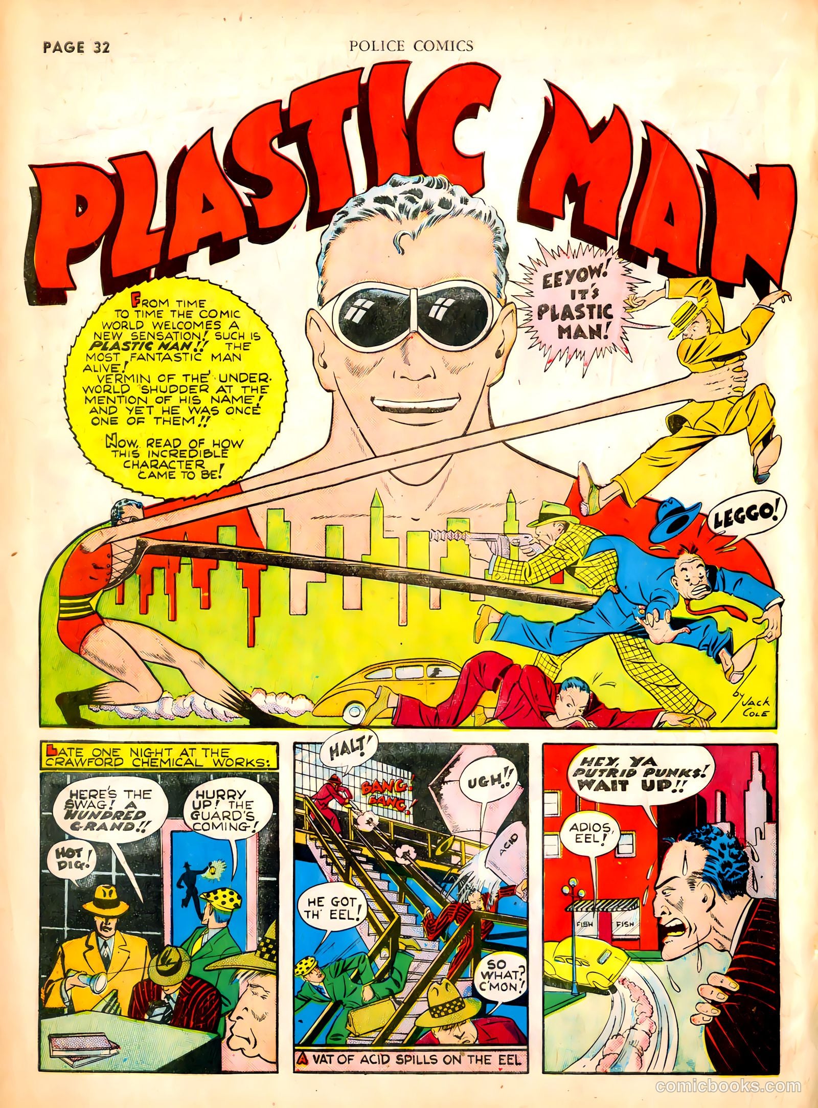 Police Comics #1 (1941) — page 34 of 68