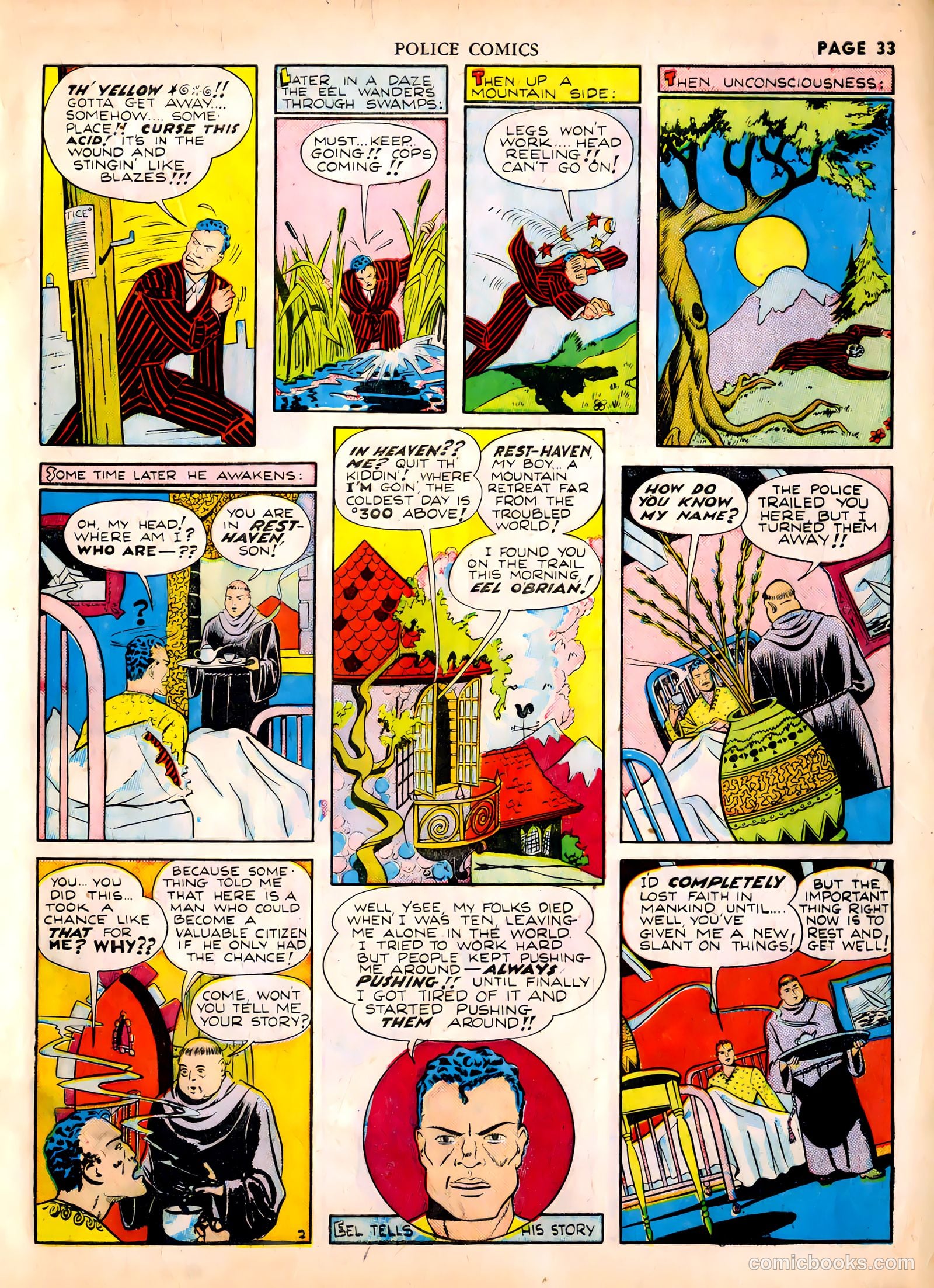Police Comics #1 (1941) — page 35 of 68