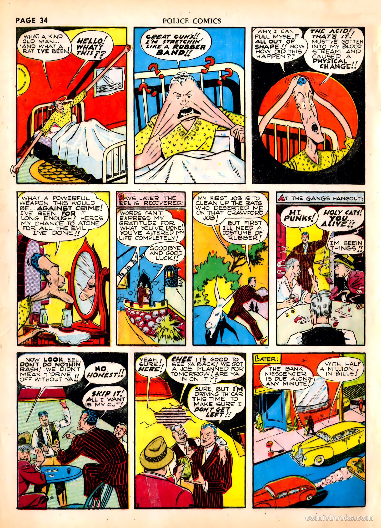 Police Comics #1 (1941) — page 36 of 68