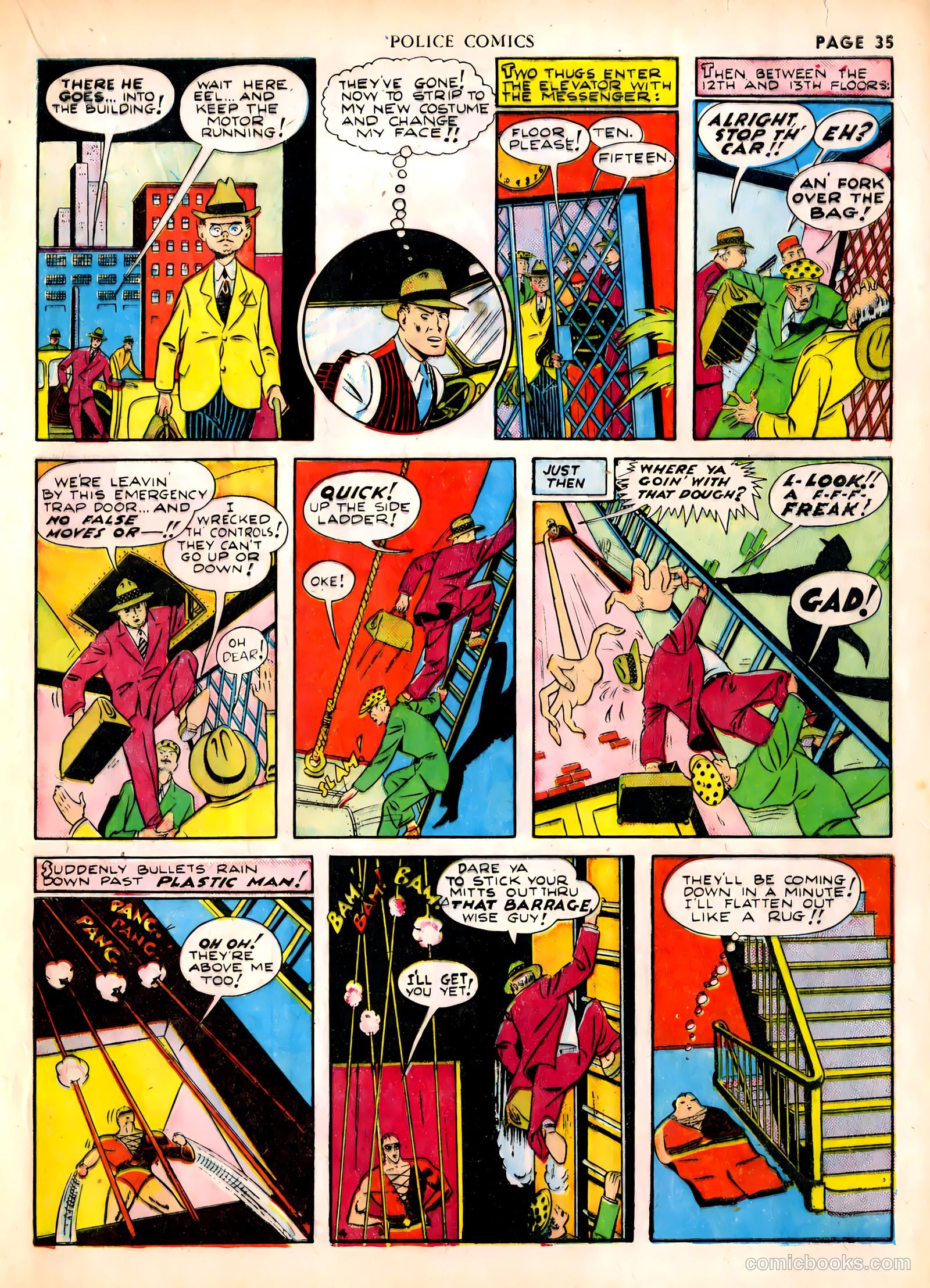 Police Comics #1 (1941) — page 37 of 68