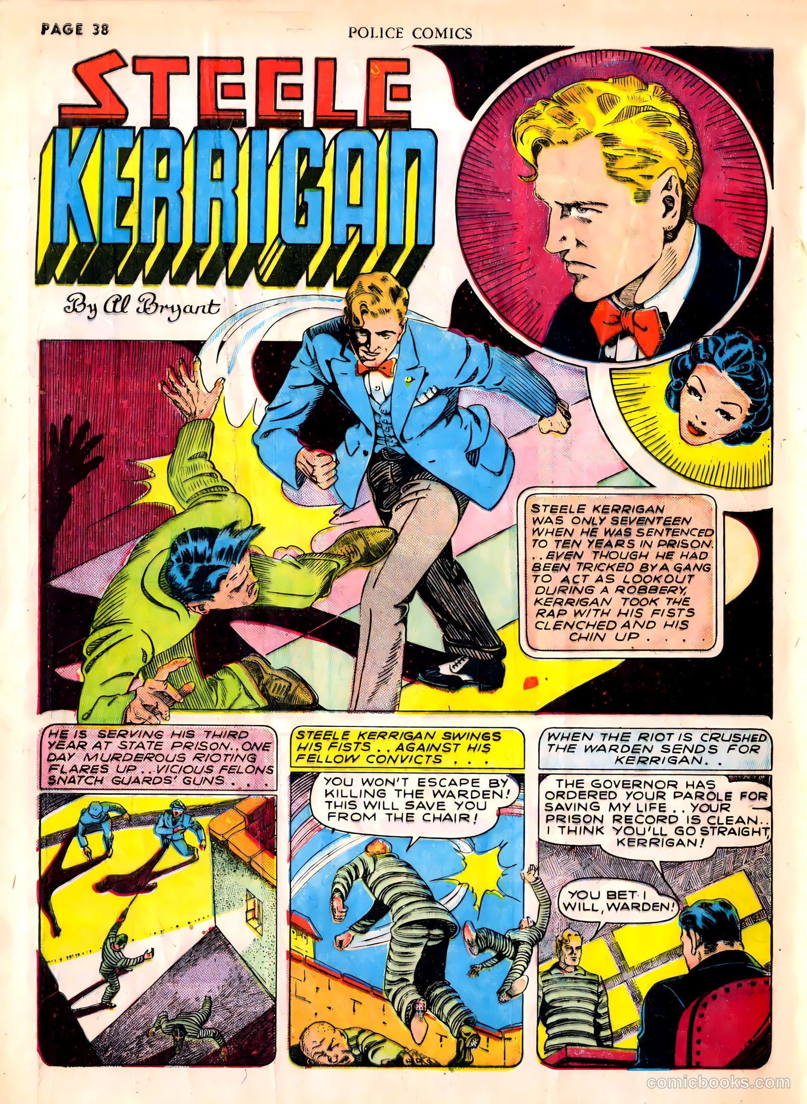 Police Comics #1 (1941) — page 40 of 68