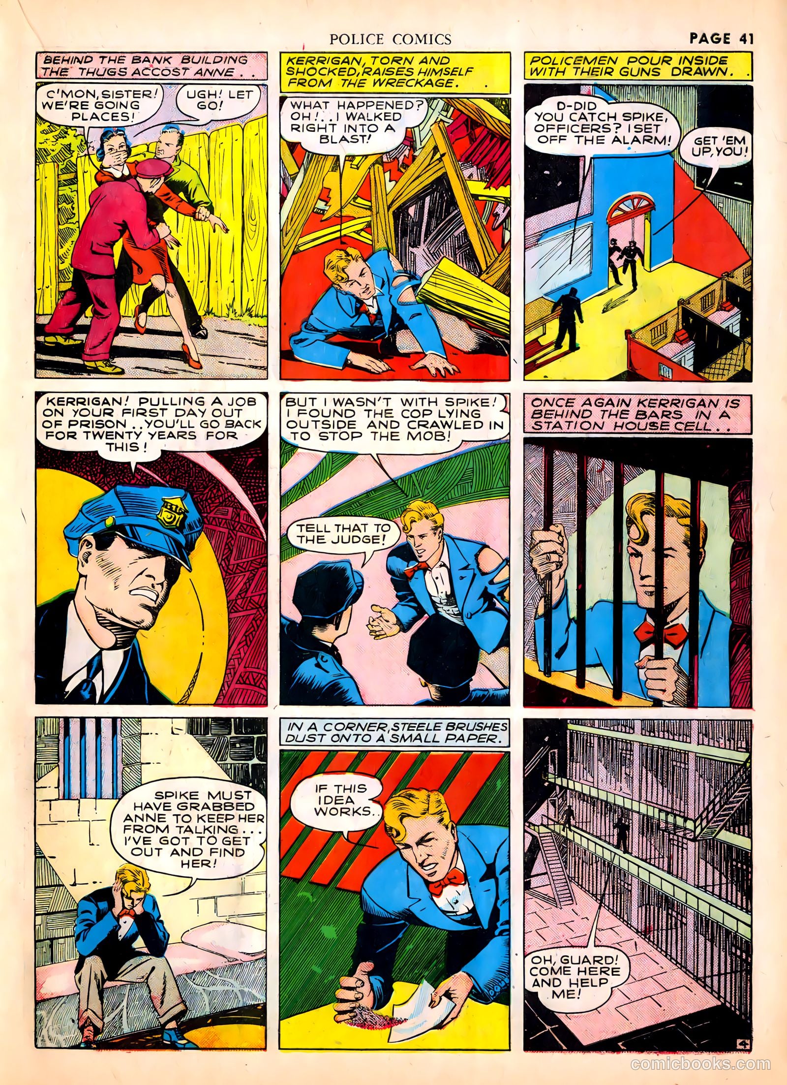 Police Comics #1 (1941) — page 43 of 68