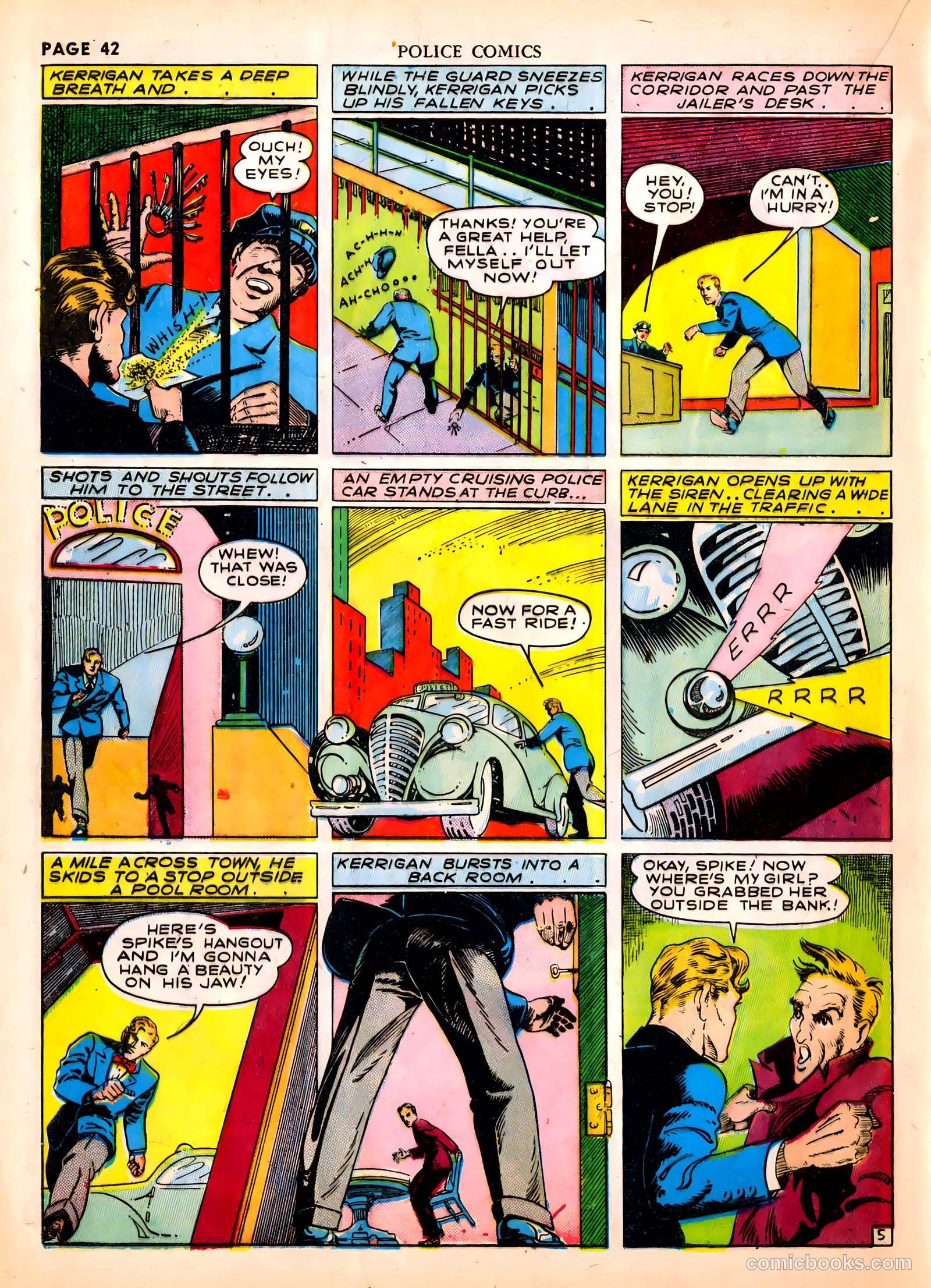 Police Comics #1 (1941) — page 44 of 68