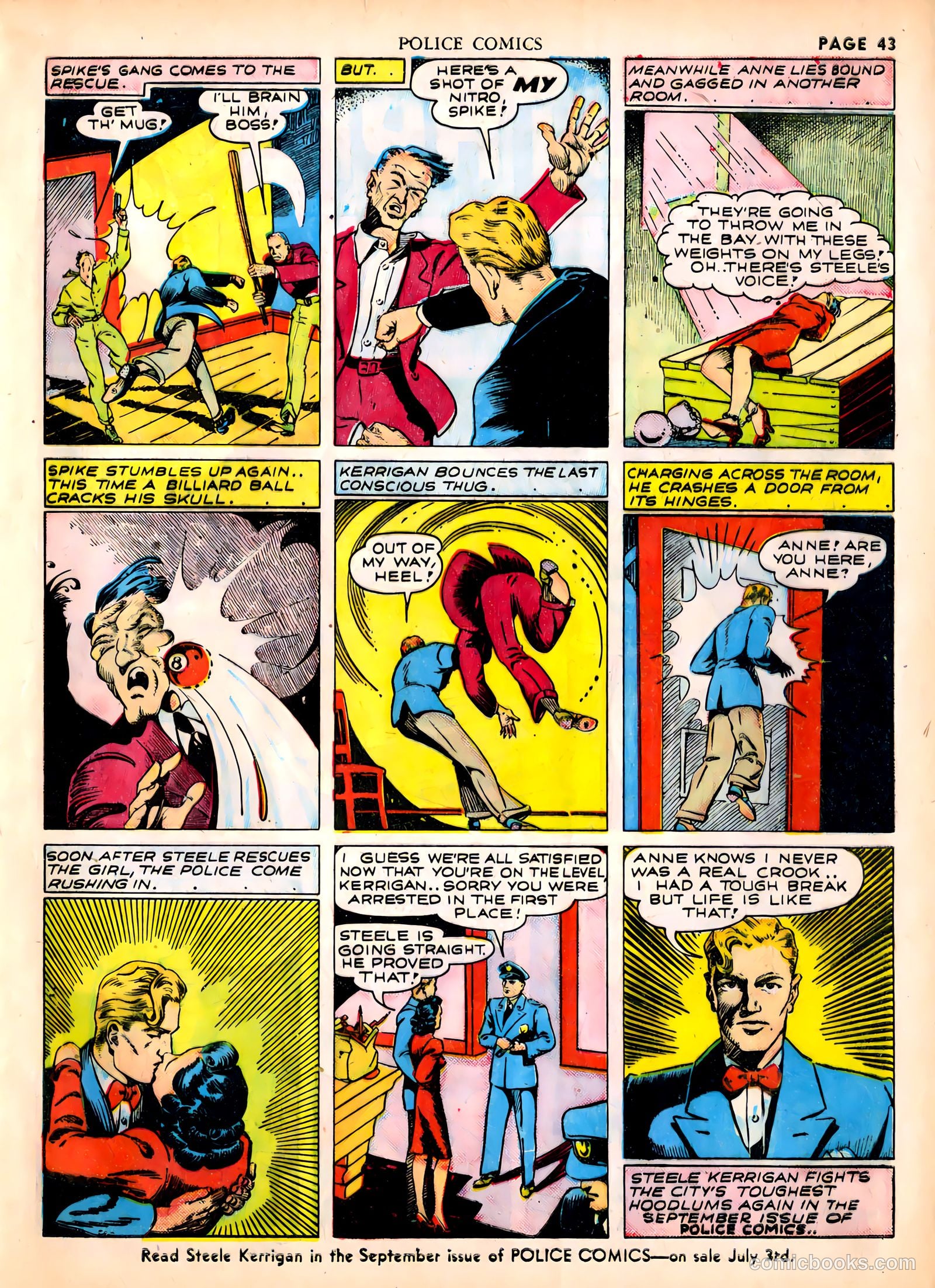 Police Comics #1 (1941) — page 45 of 68