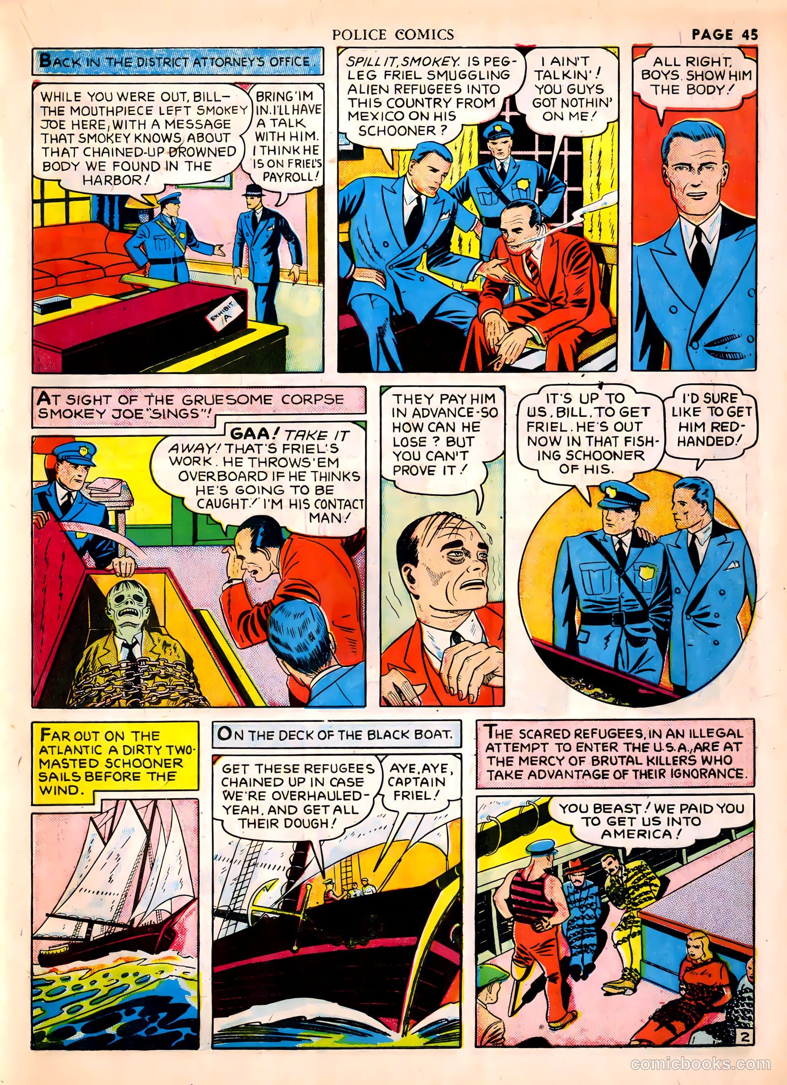 Police Comics #1 (1941) — page 47 of 68