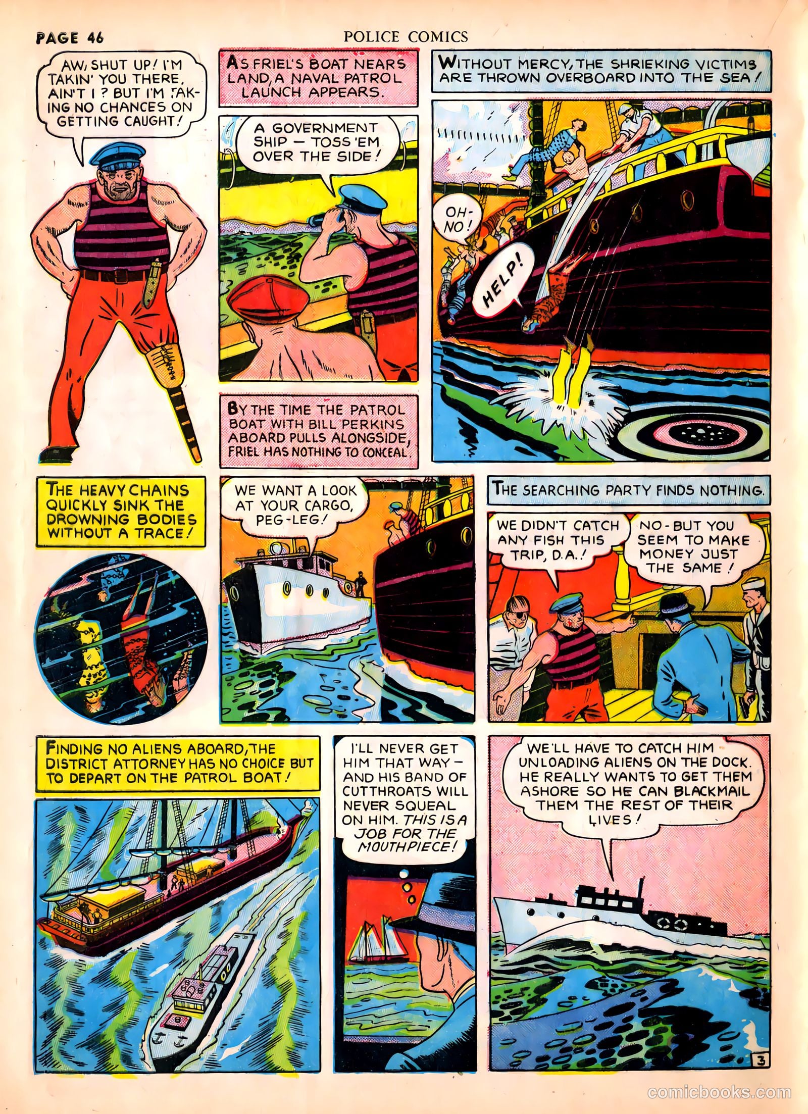 Police Comics #1 (1941) — page 48 of 68