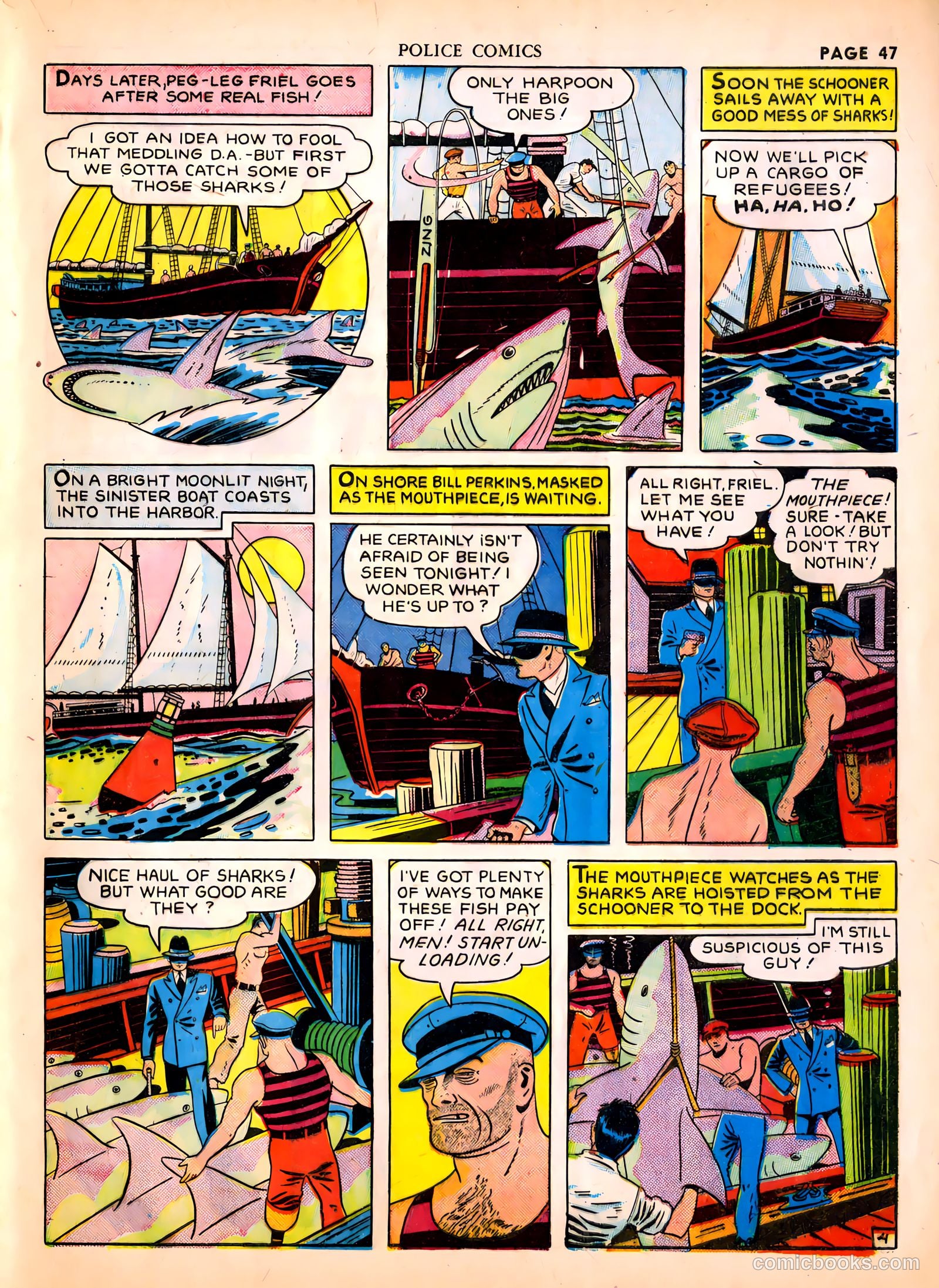 Police Comics #1 (1941) — page 49 of 68