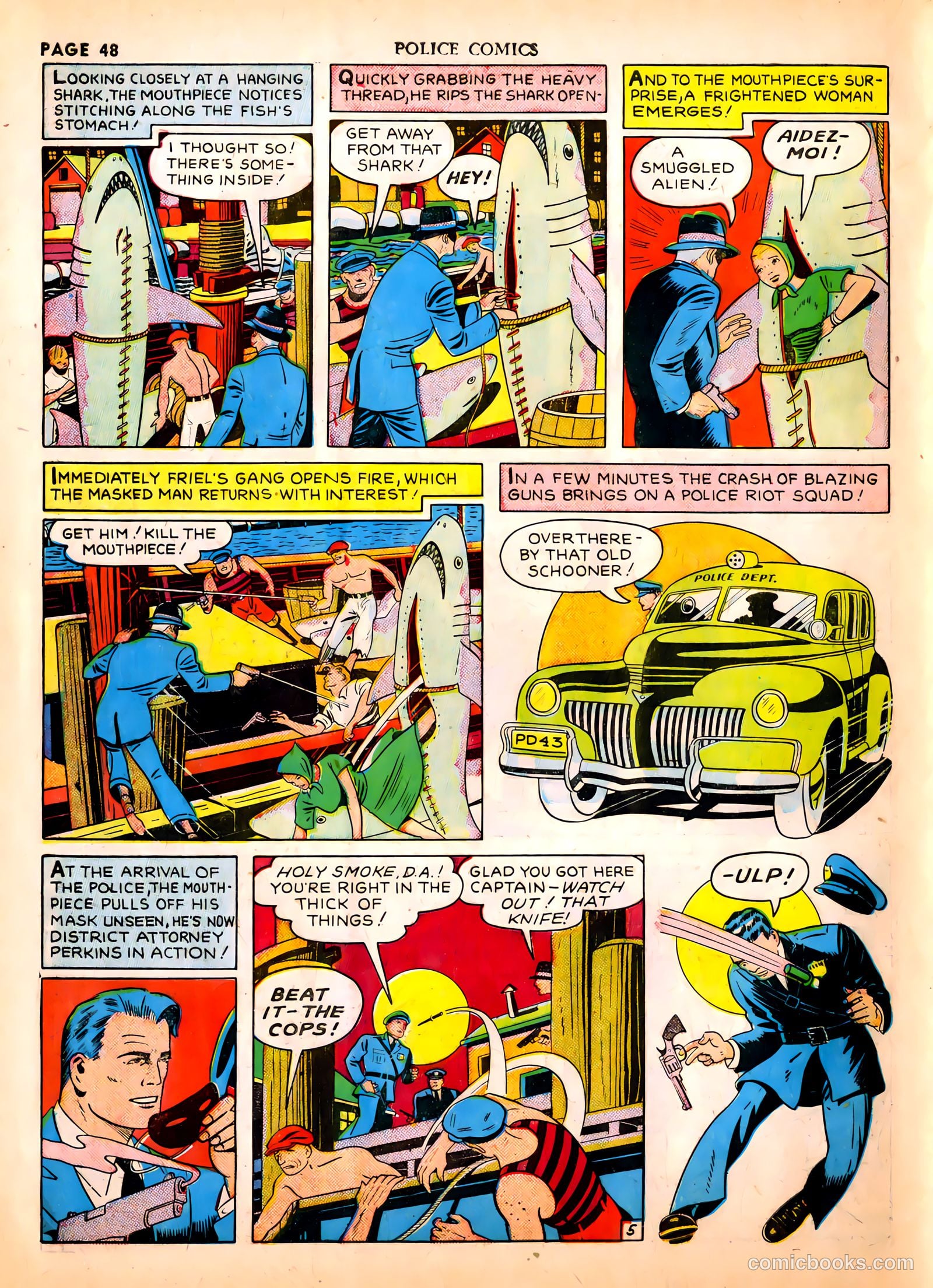Police Comics #1 (1941) — page 50 of 68