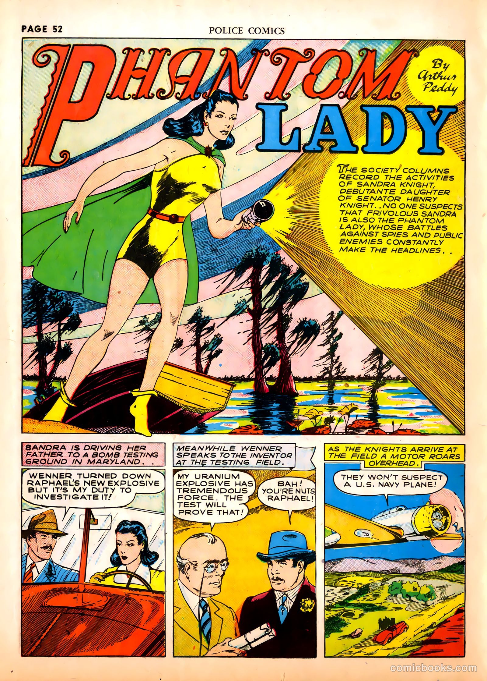 Police Comics #1 (1941) — page 54 of 68