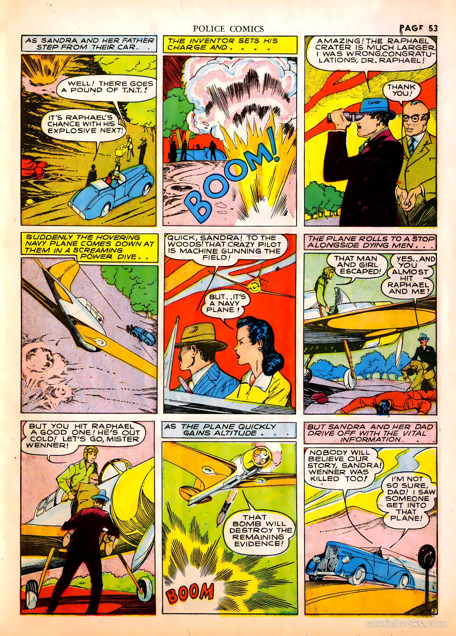 Police Comics #1 (1941) — page 55 of 68