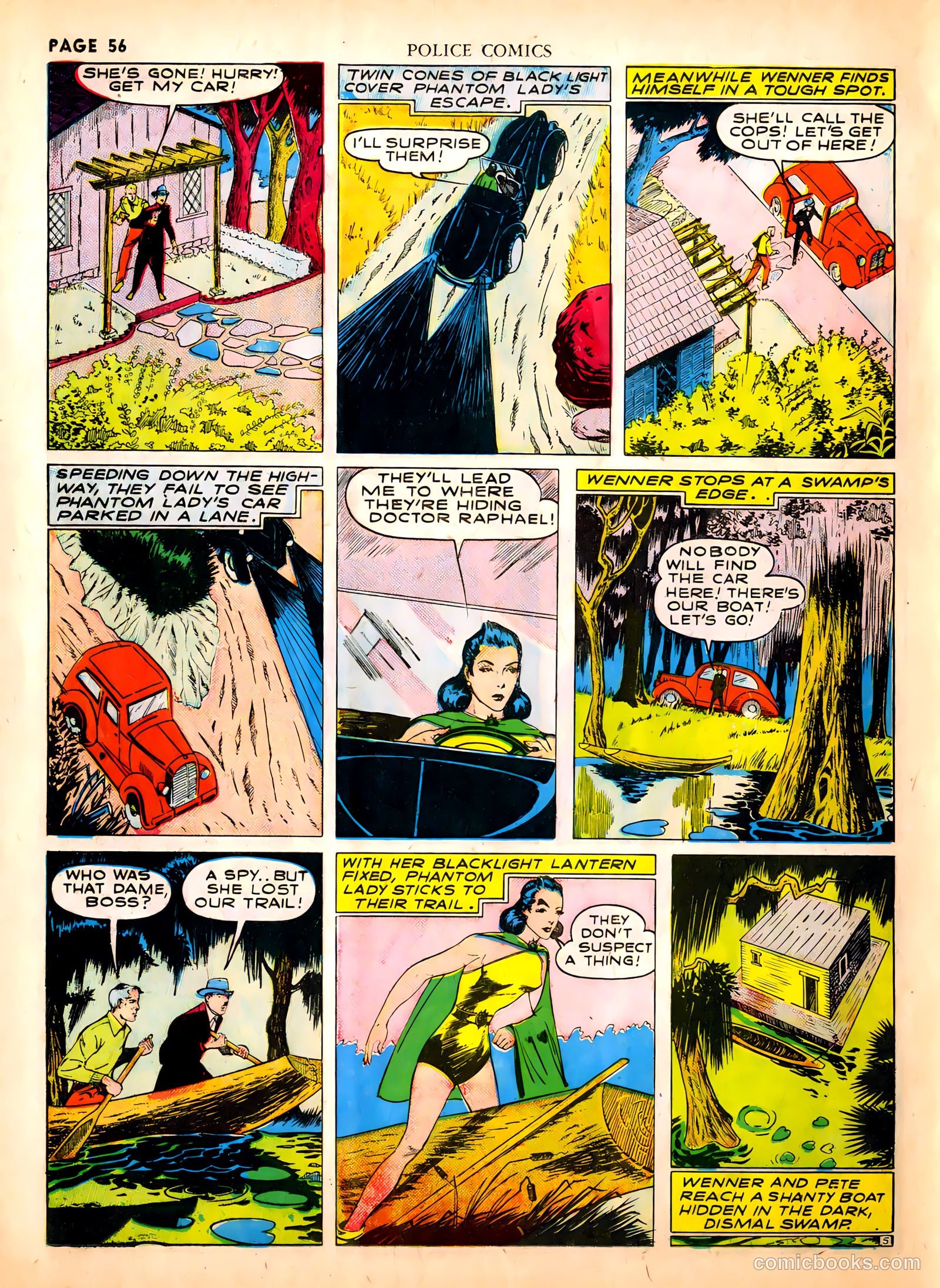Police Comics #1 (1941) — page 58 of 68