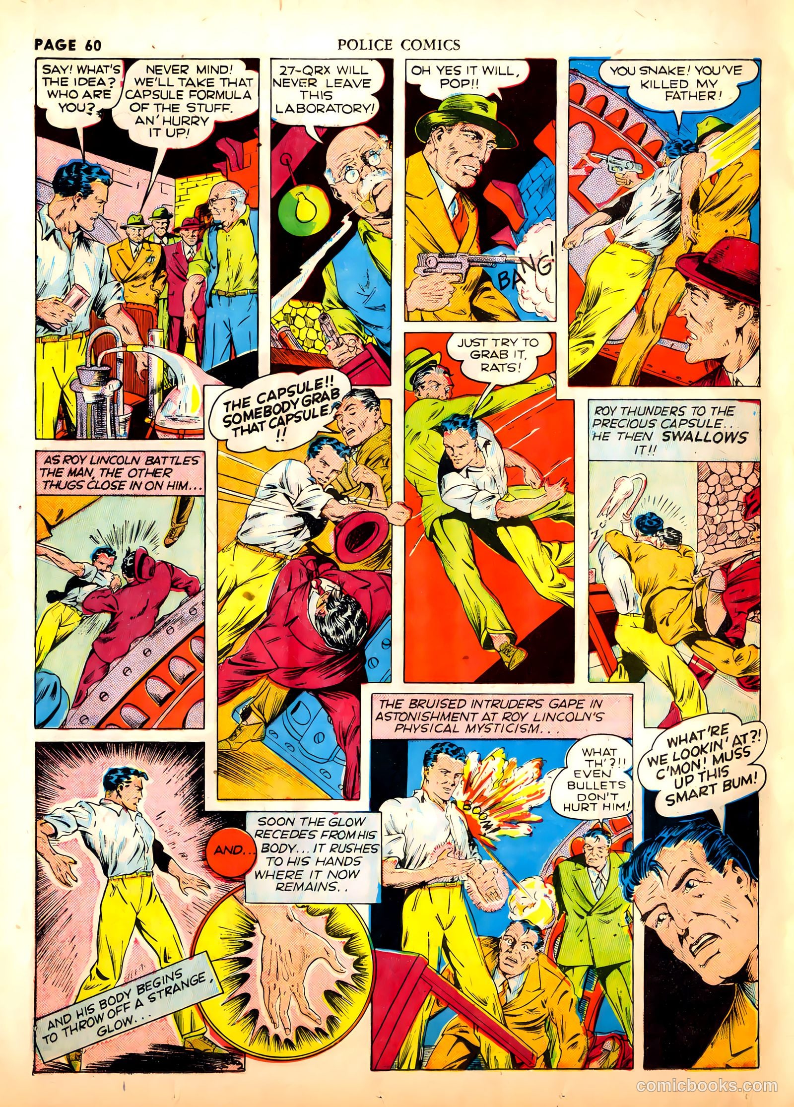 Police Comics #1 (1941) — page 62 of 68