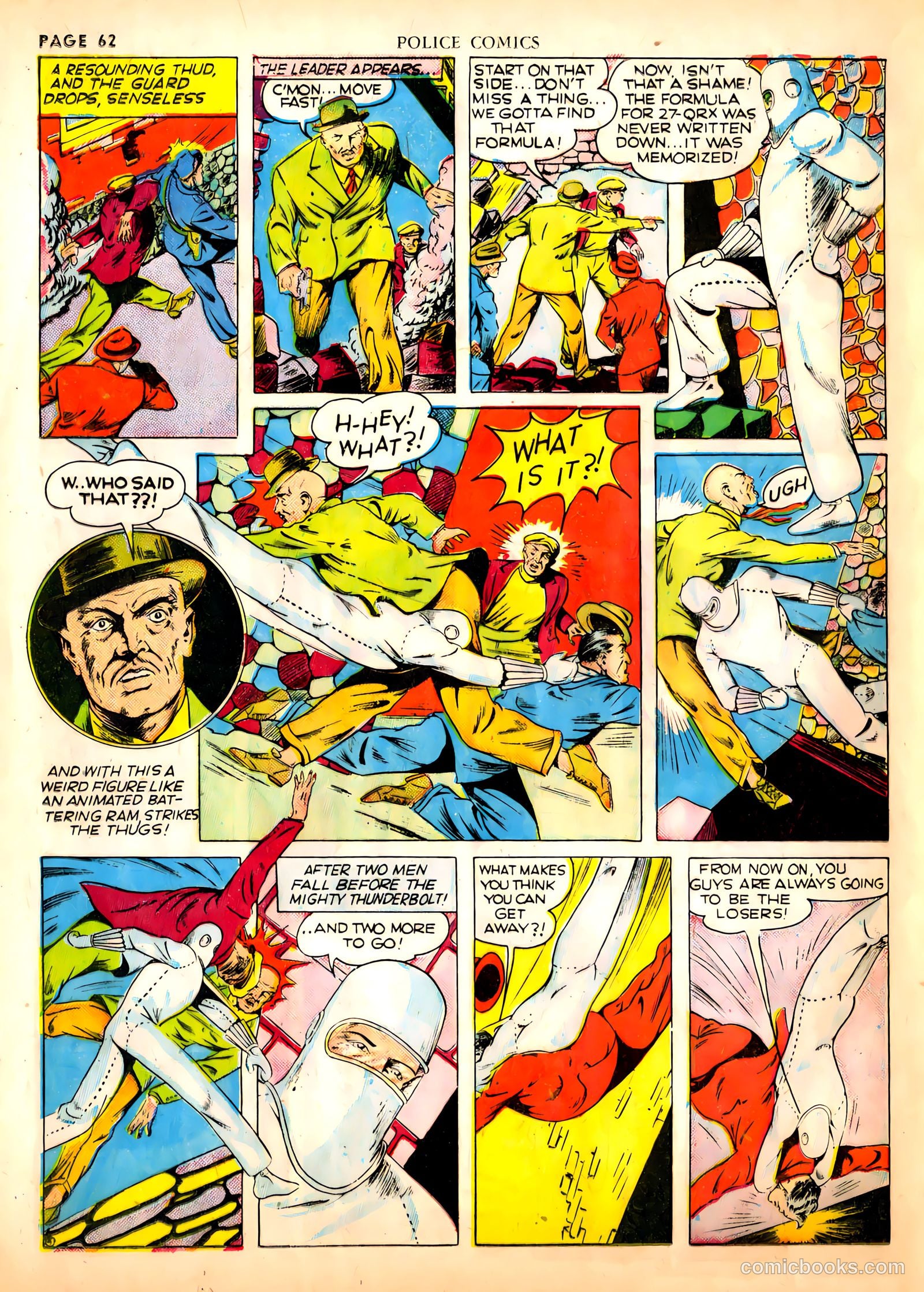 Police Comics #1 (1941) — page 64 of 68