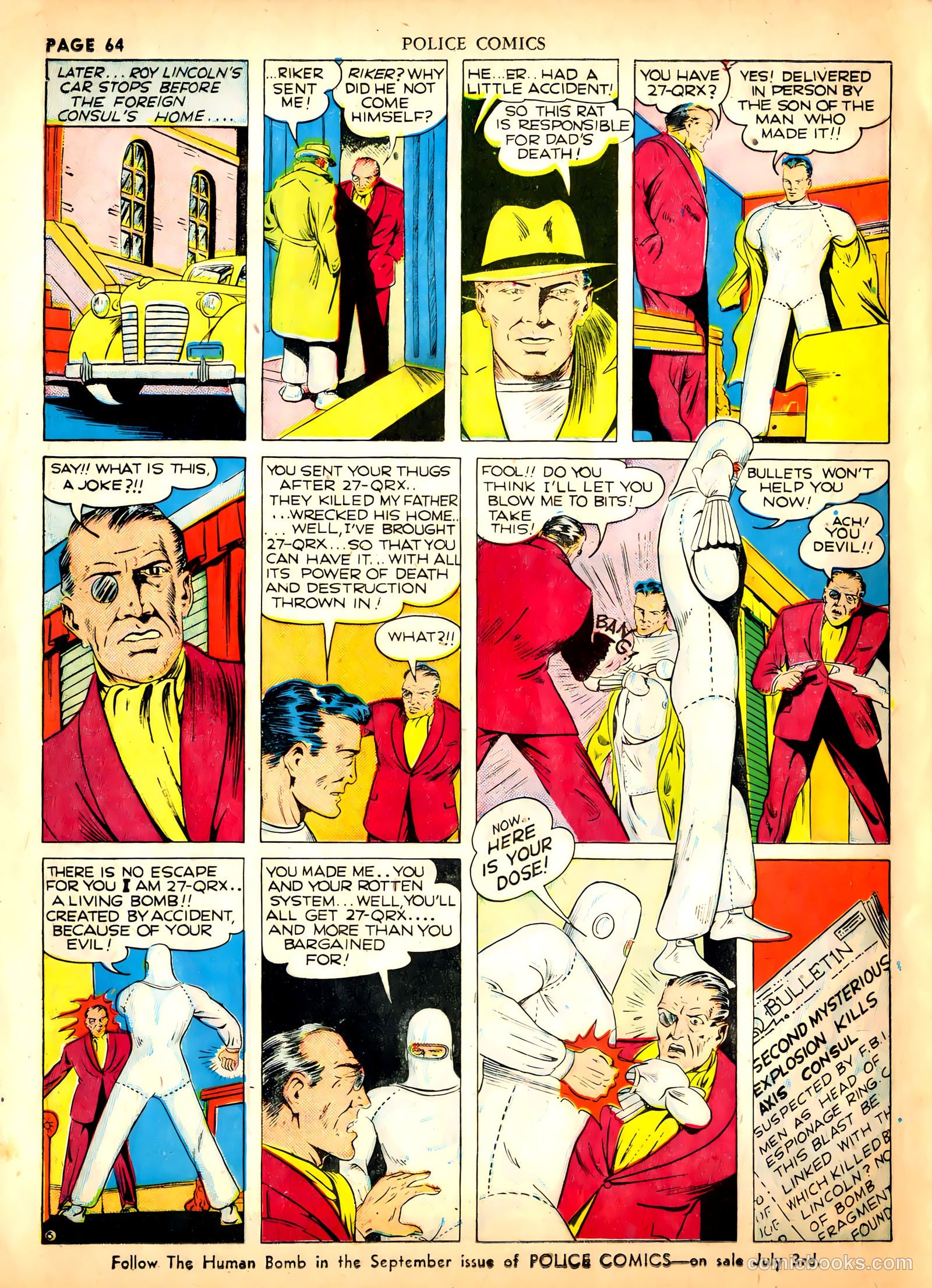 Police Comics #1 (1941) — page 66 of 68