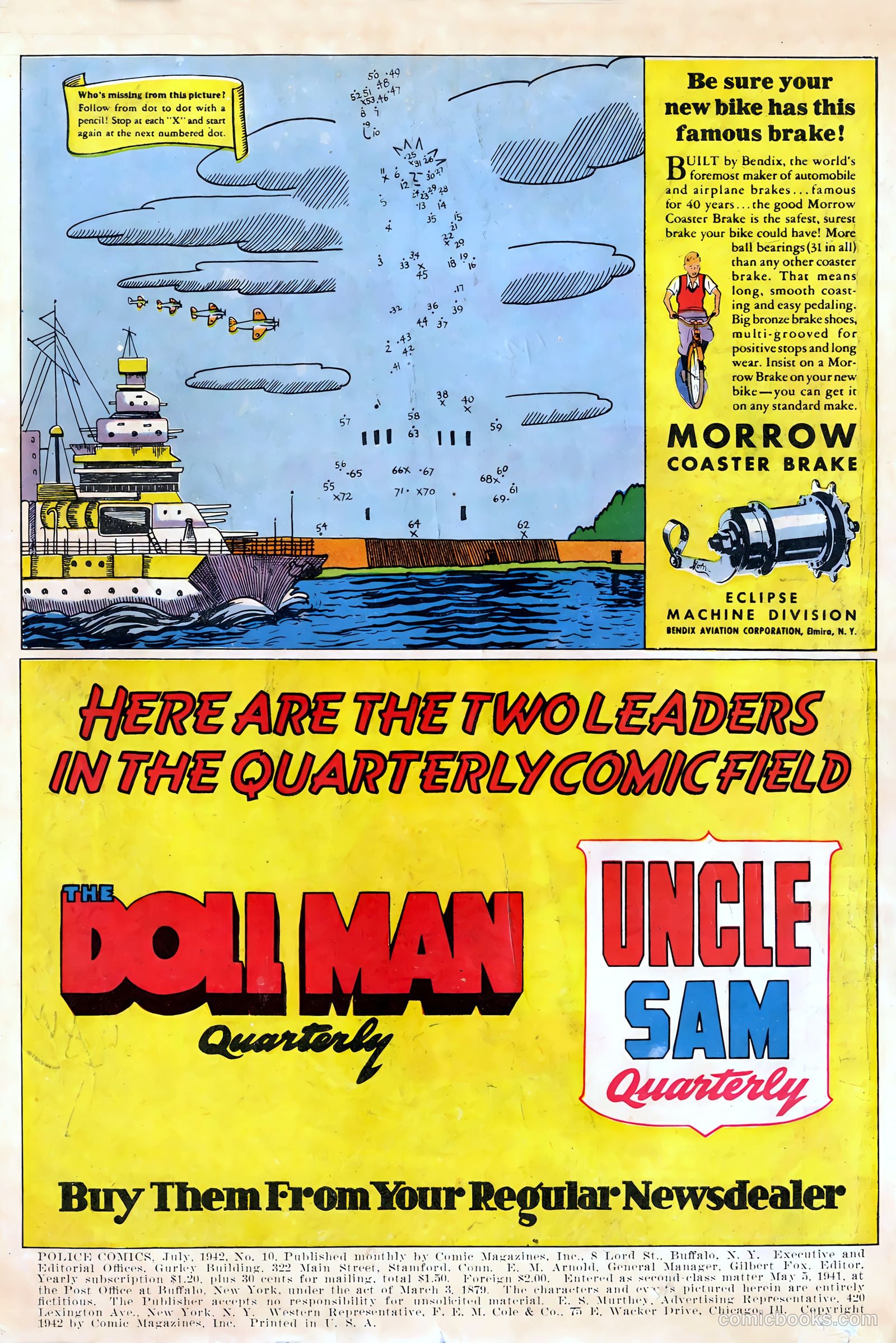 Police Comics #10 (1942) — page 2 of 68