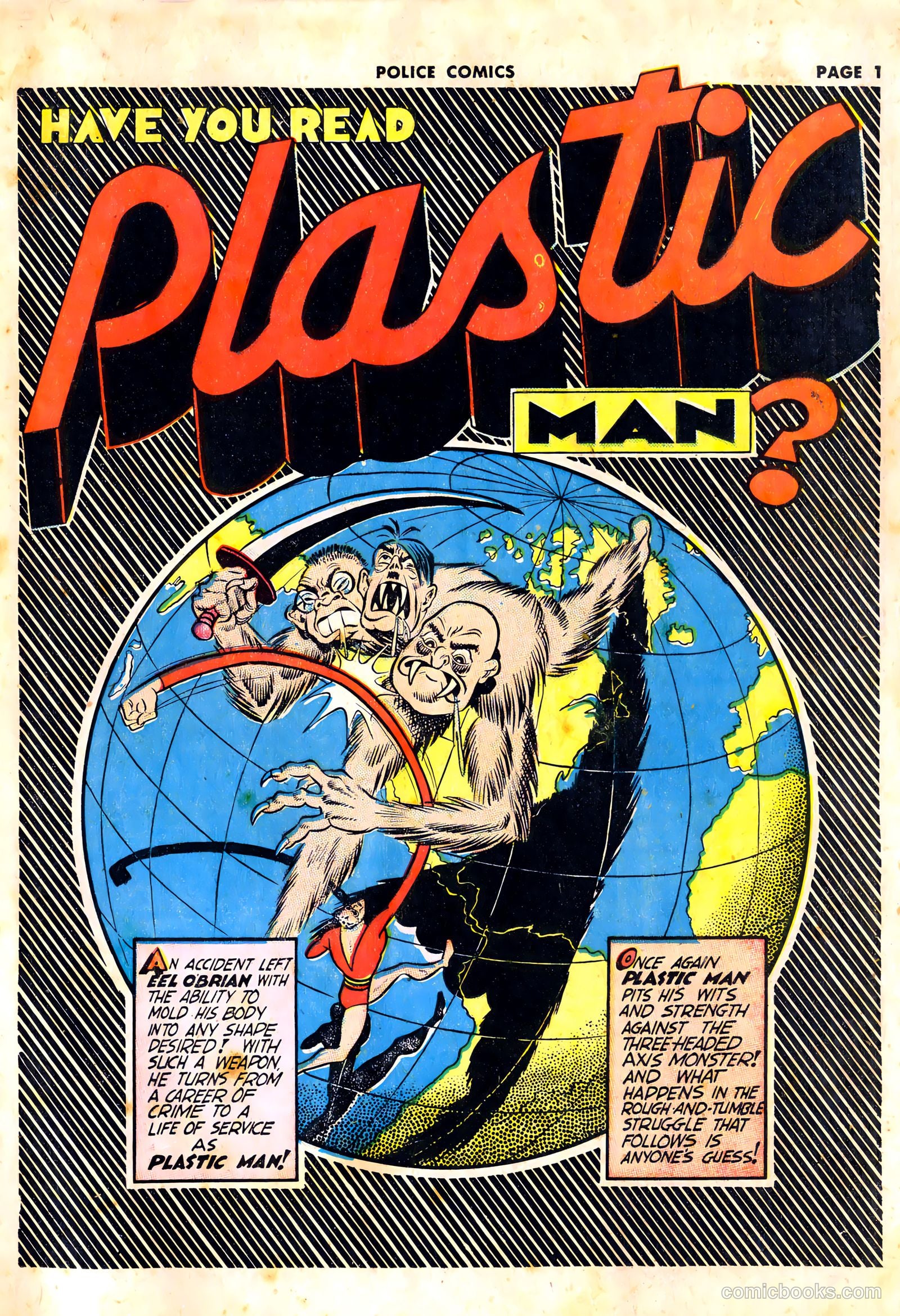 Police Comics #10 (1942) — page 3 of 68