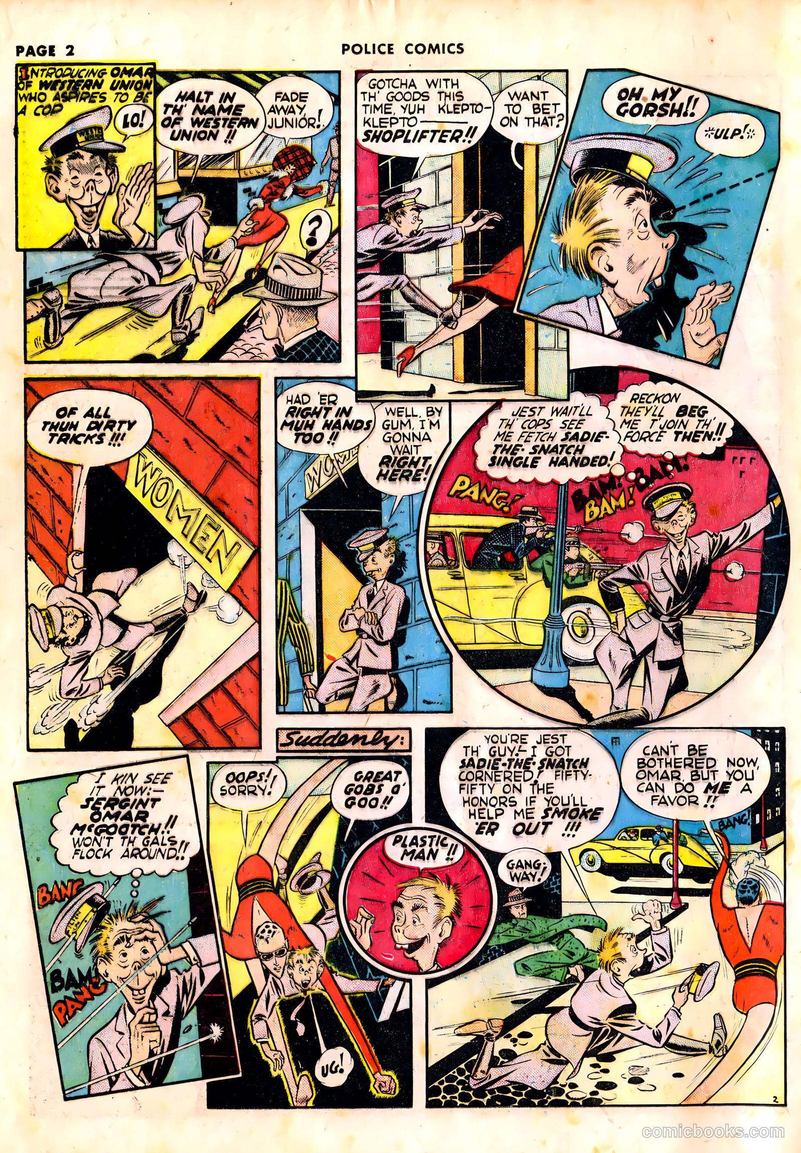 Police Comics #10 (1942) — page 4 of 68